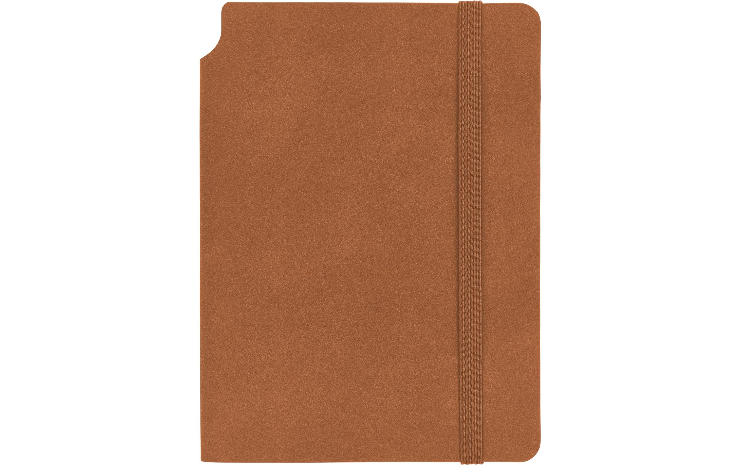Kolma Notizbuch Smooth A6, Blanko, braun