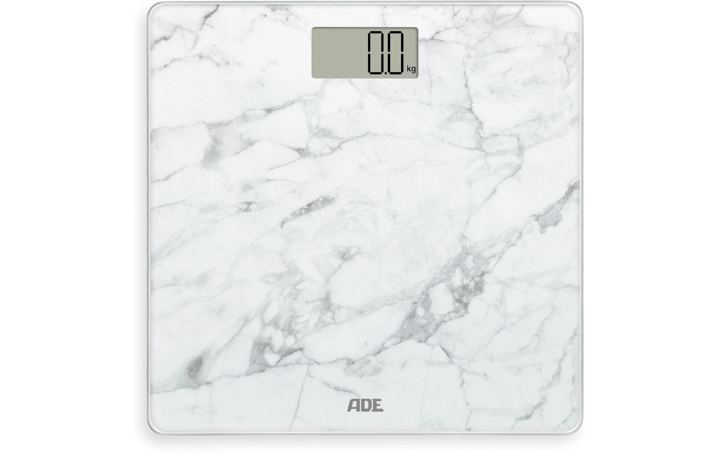 ADE Personenwaage Amina Marmor Weiss
