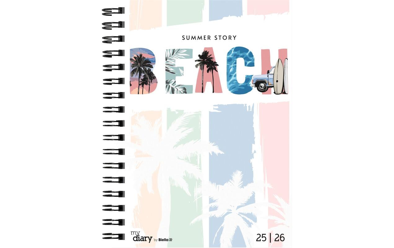 Biella Schüleragenda Mydiary Summer 25/26 3½T/1S, 14.5 x 20.5 cm