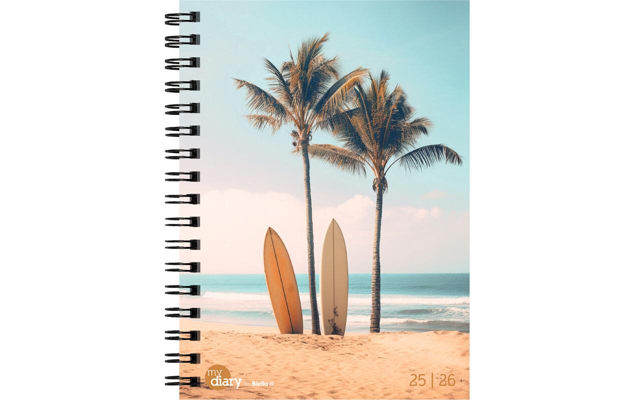 Biella Schüleragenda Mydiary Beach 25/26 3½T/1S, 14.5 x 20.5 cm