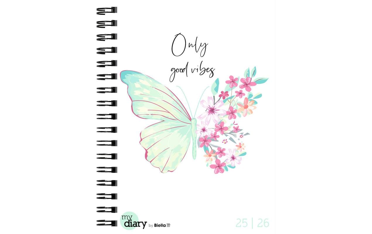 Biella Schüleragenda Mydiary Style 25/26 FSC, 3½T/1S, 12 x 16.5 cm