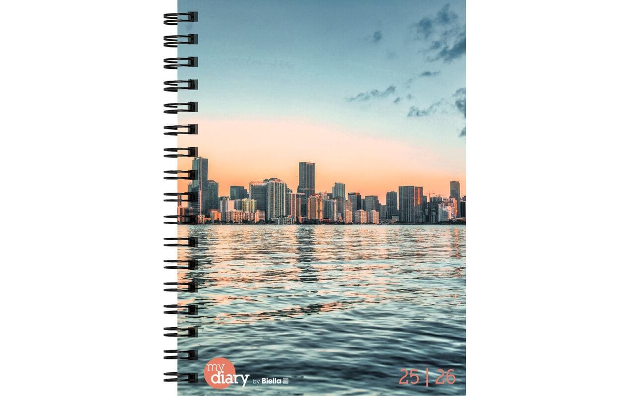 Biella Schüleragenda Mydiary Miami 25/26 FSC, 3½T/1S, 12 x 16.5 cm