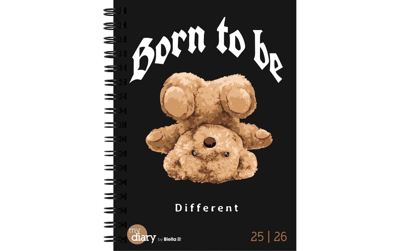 Biella Schüleragenda Mydiary Teddy 25/26 FSC, 3½T/1S, 12 x 16.5 cm