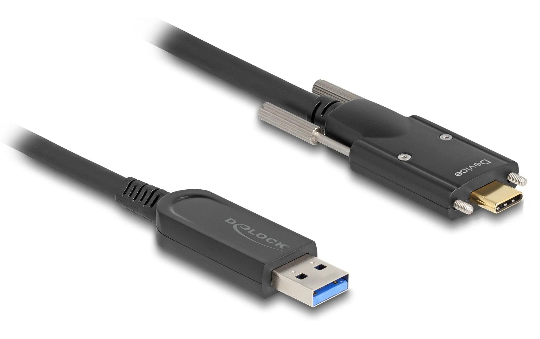 Delock AOC USB Kabel 10 Gbps USB Type-A - USB Type-C, 5 m