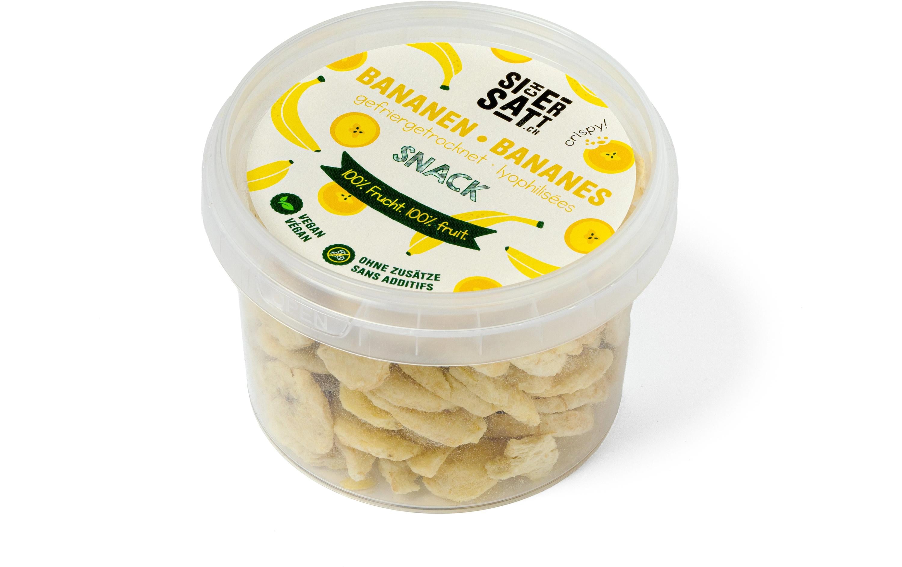 SicherSatt Bananen Snack gefriergetrocknet 45 g