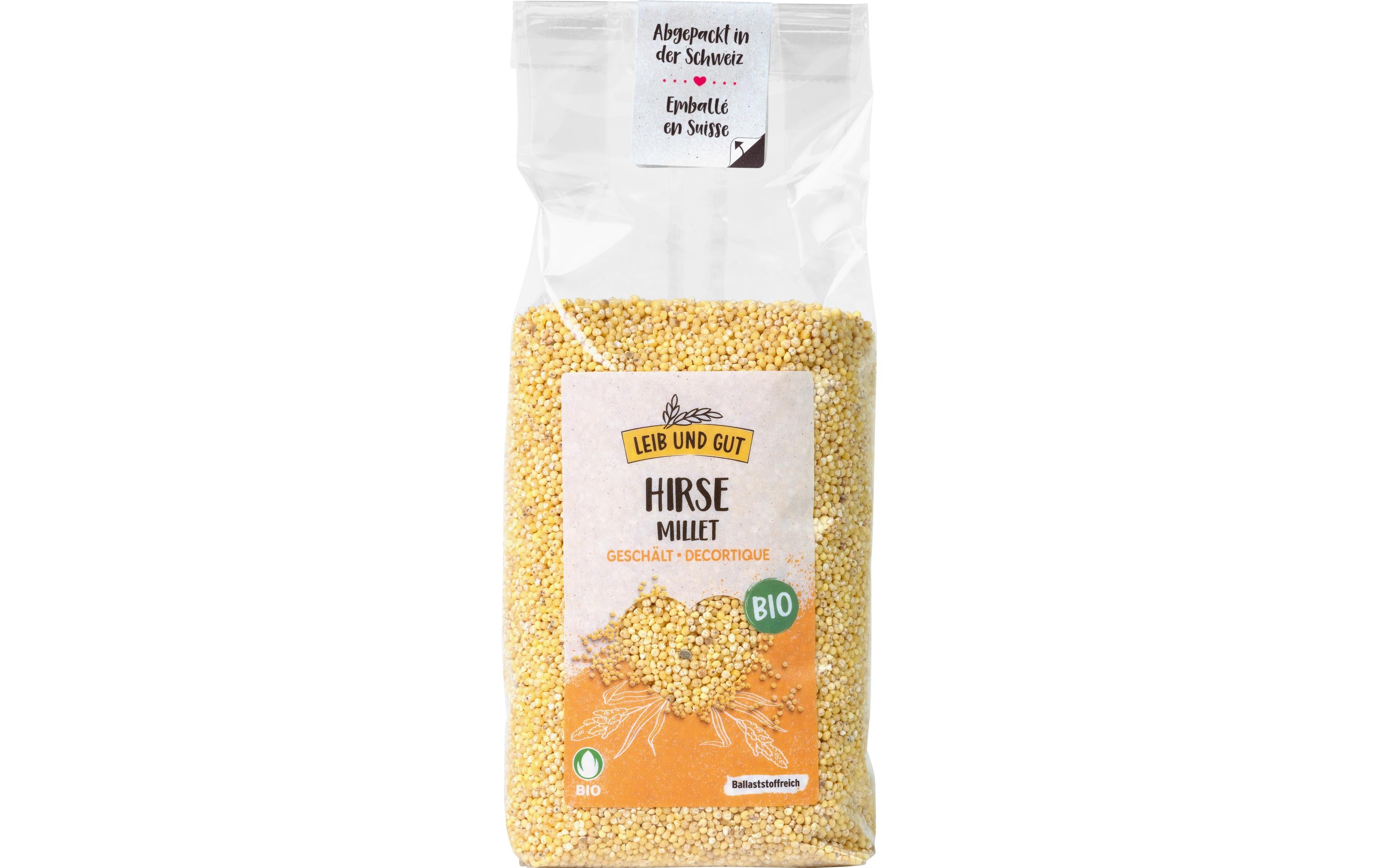Leib und Gut Bio Hirse ganz geschält 500 g