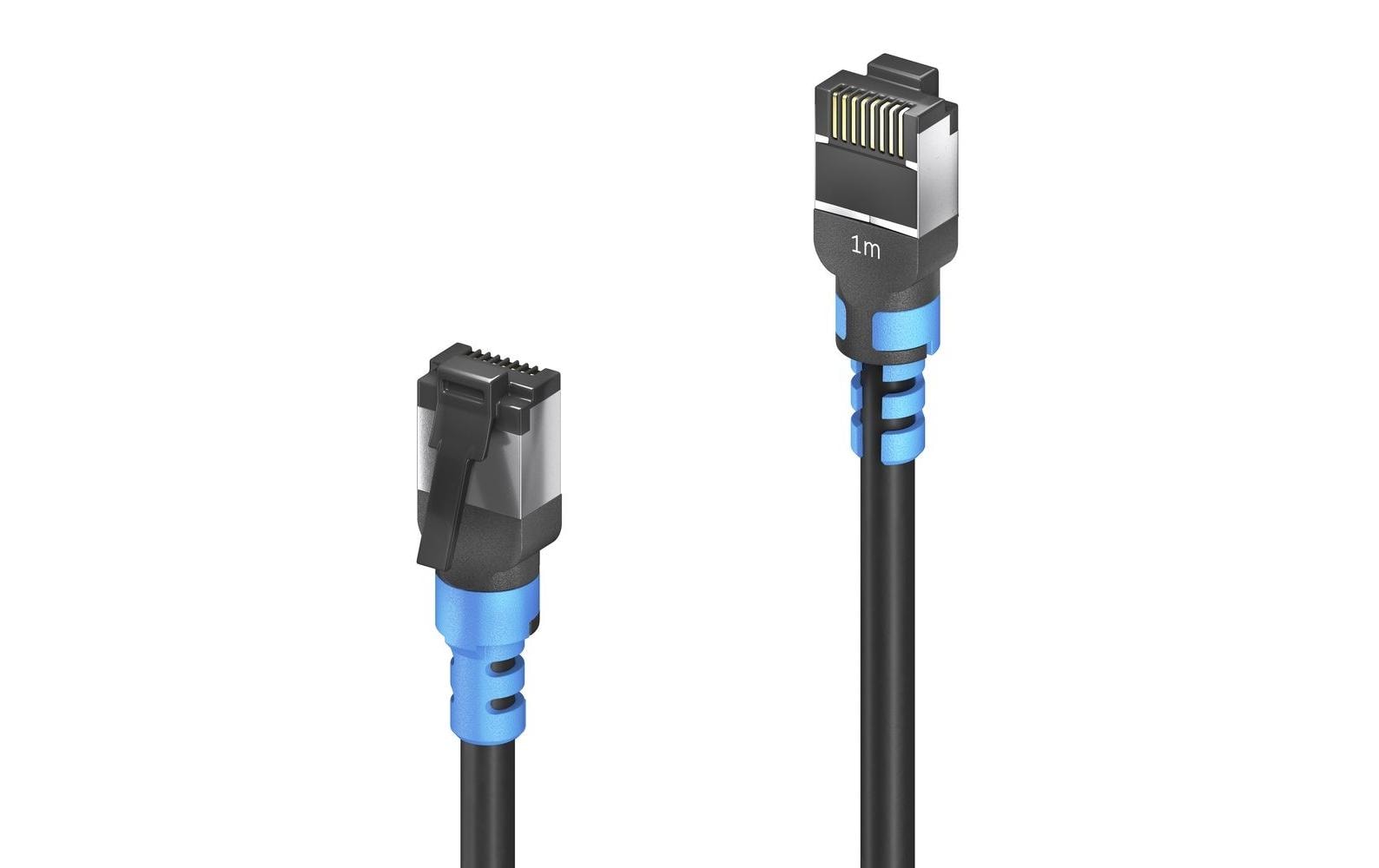 PureLink FlexInstall Patchkabel Cat 6A, S/FTP, 2 m, Schwarz