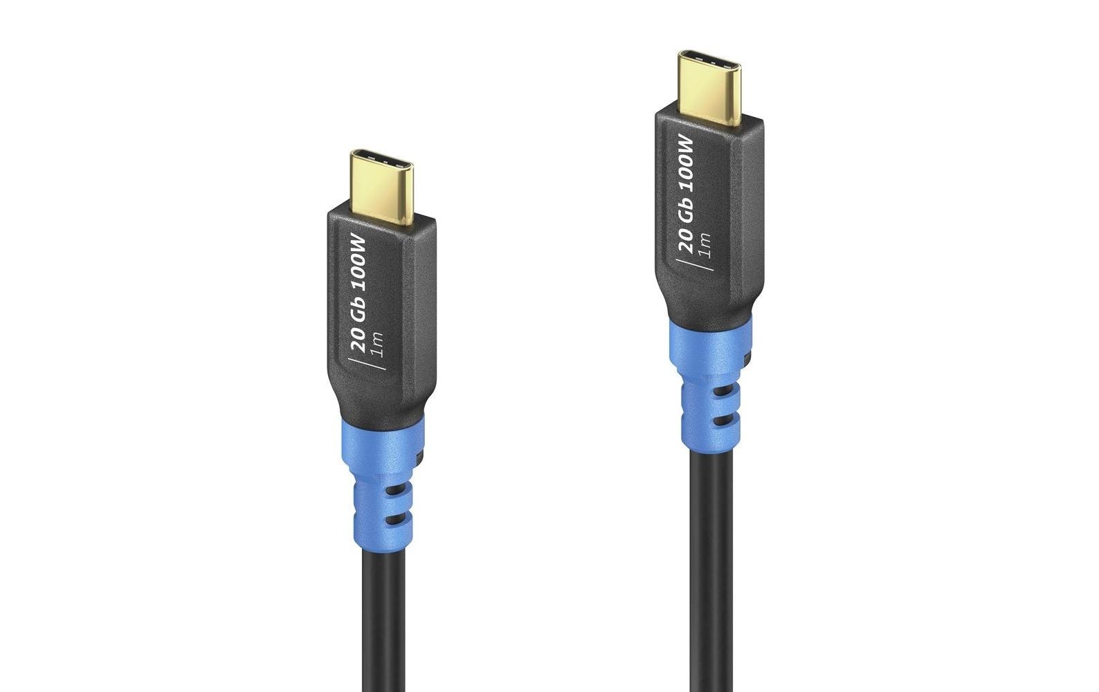 PureLink FlexInstall USB4-Kabel Premium USB C - USB C 0.5 m