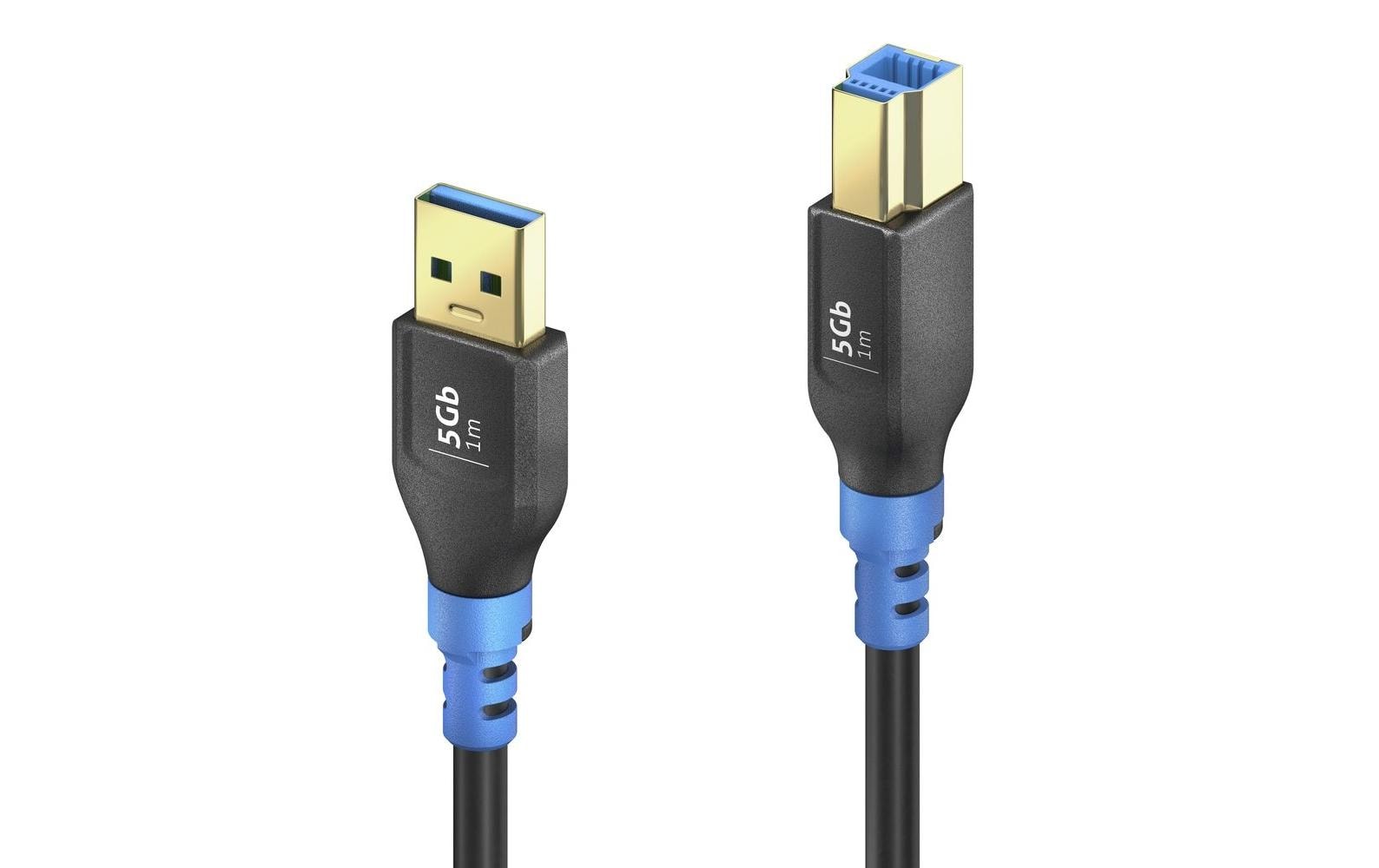 PureLink FlexInstall USB 3.0-Kabel Premium USB A - USB B 2 m