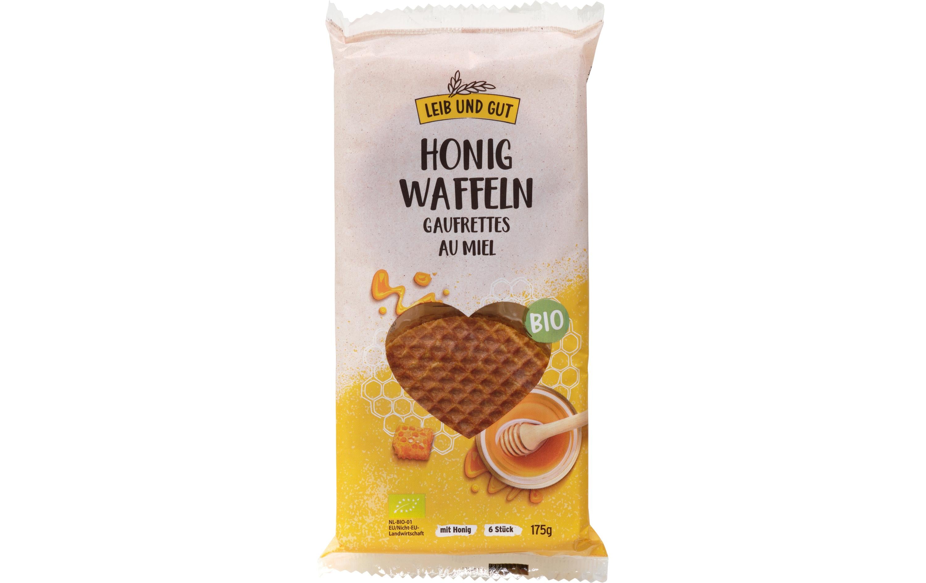 Leib und Gut Bio Honigwaffeln 175 g