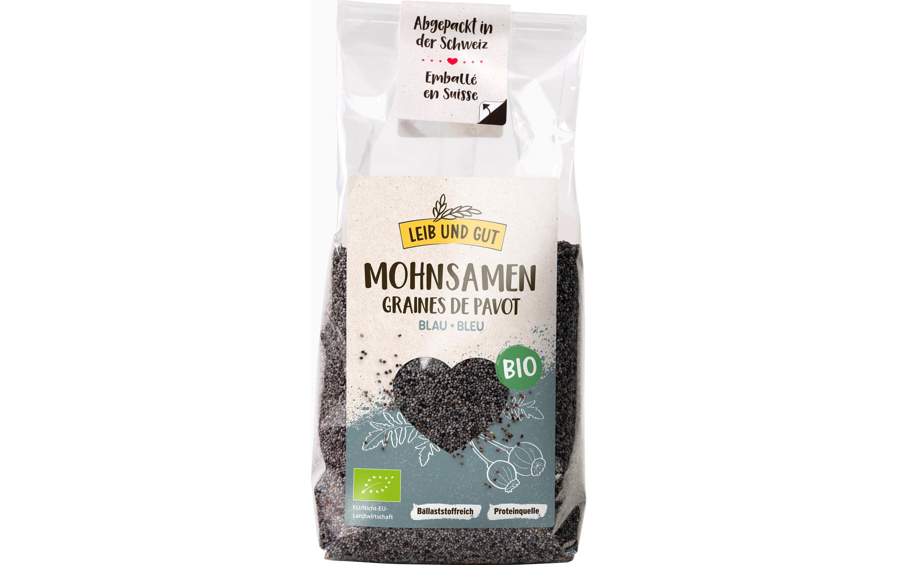 Leib und Gut Bio Mohnsamen blau 200 g