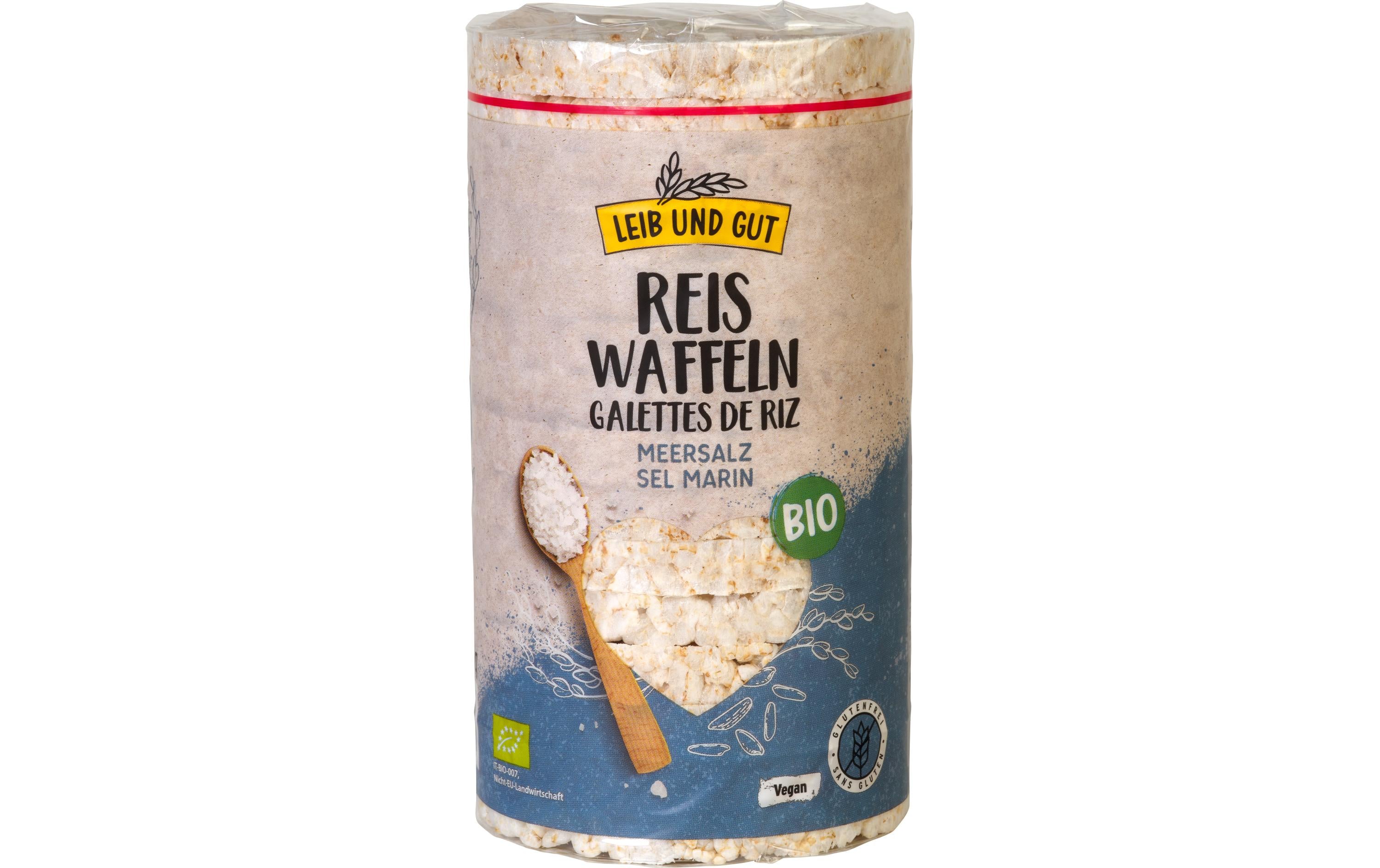 Leib und Gut Bio Reiswaffeln mit Meersalz 100 g