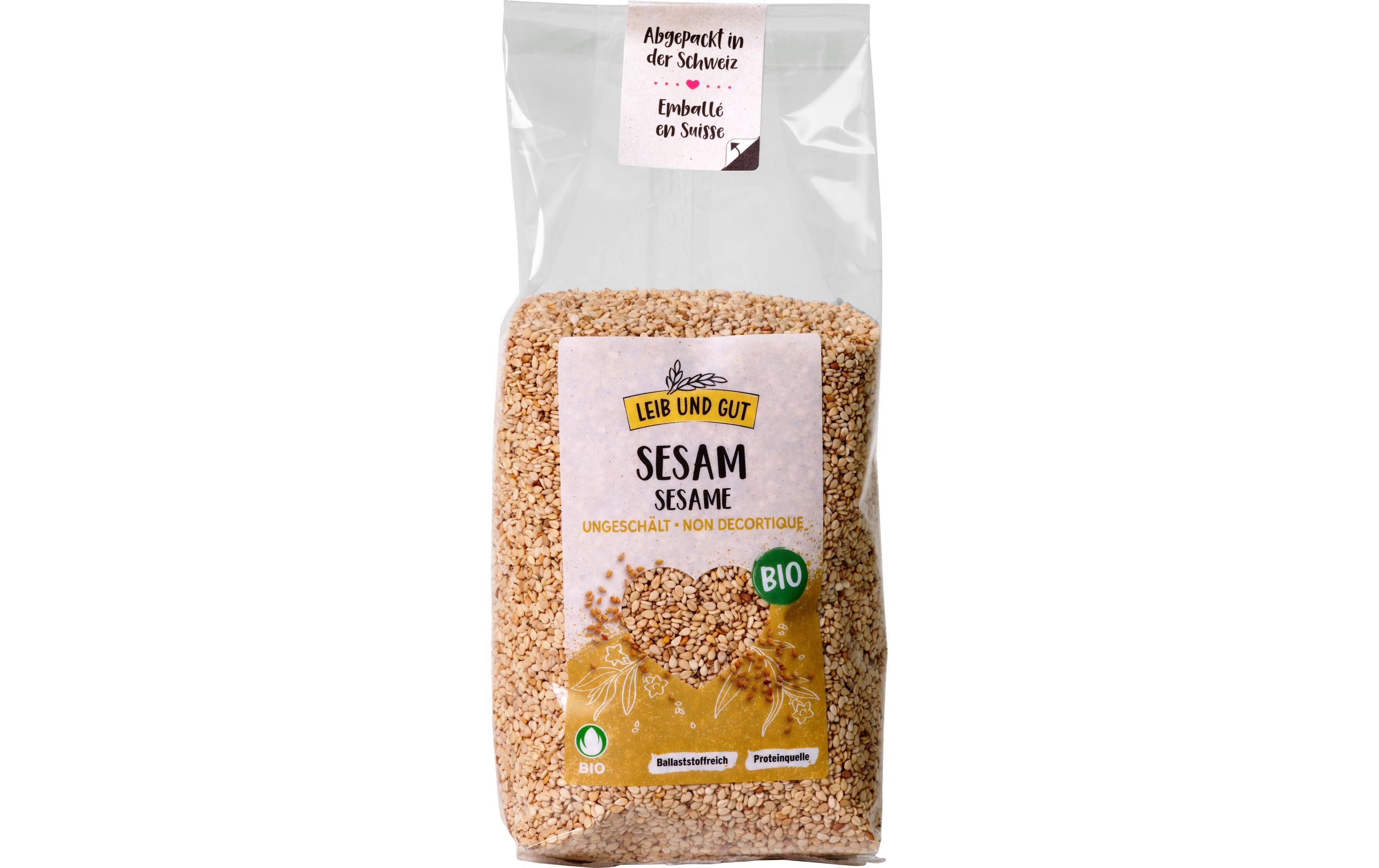 Leib und Gut Bio Sesam ungeschält 350 g