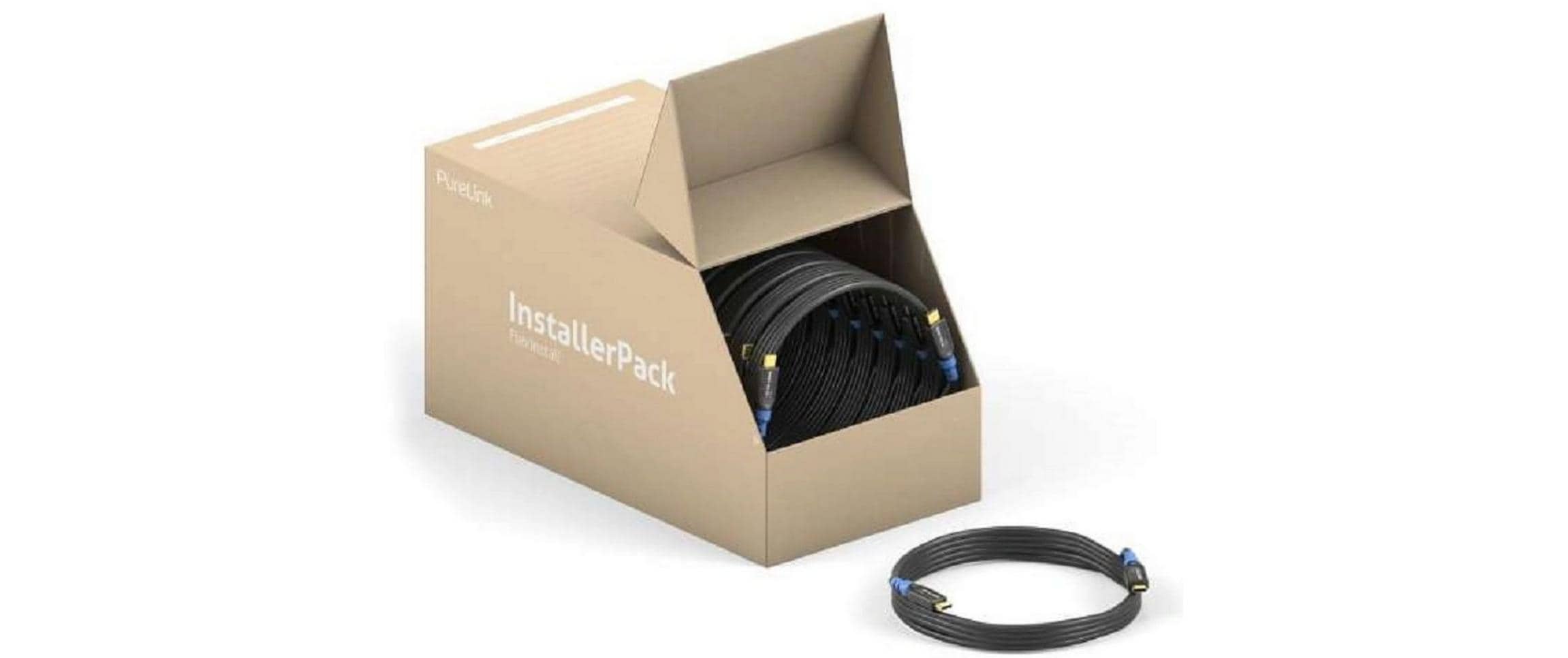 PureLink FlexInstall Patchkabel Cat 6A, S/FTP, 1 m, Schwarz, 50 Stk
