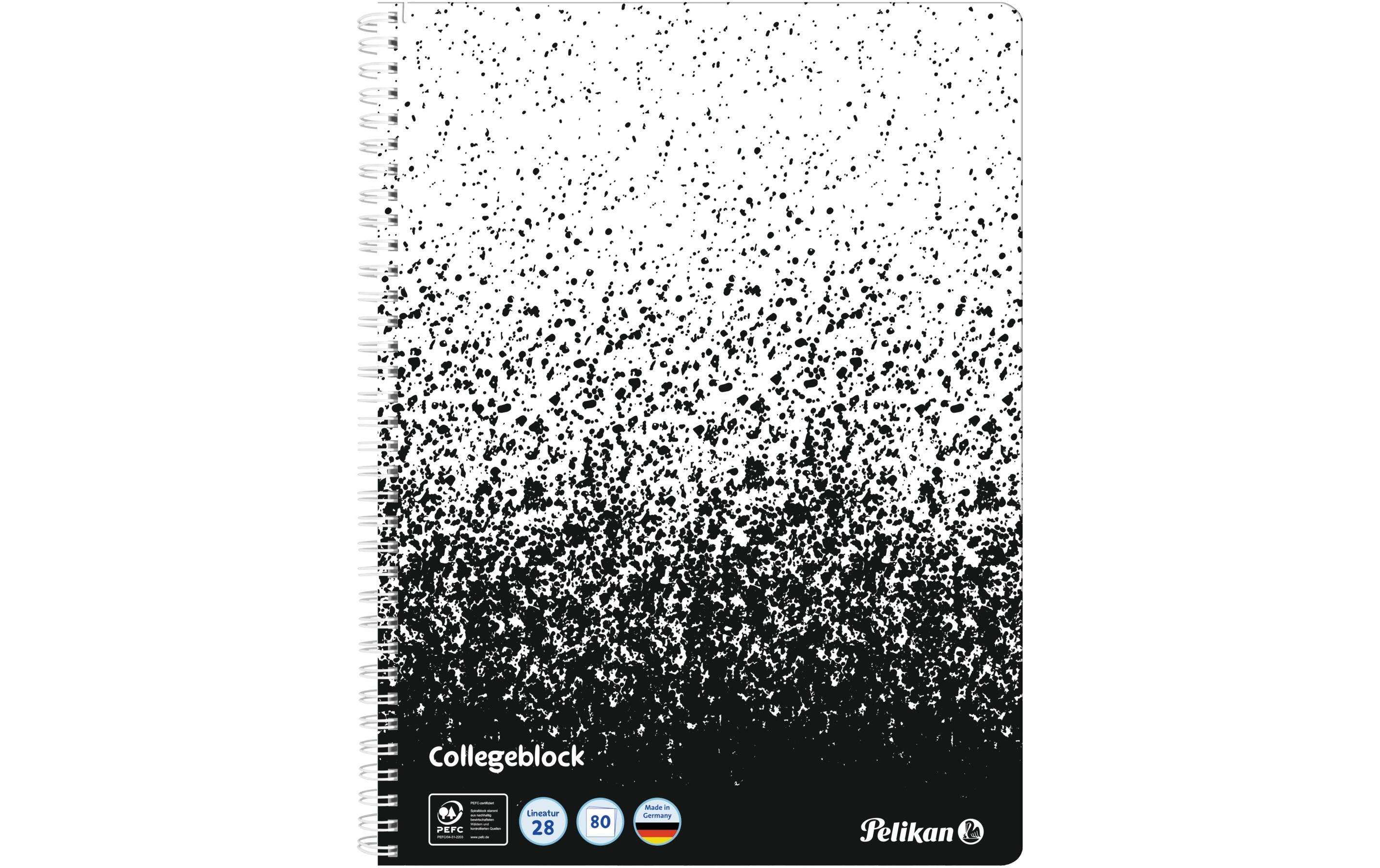 Herlitz Notizblock A4, 80 Blatt kariert