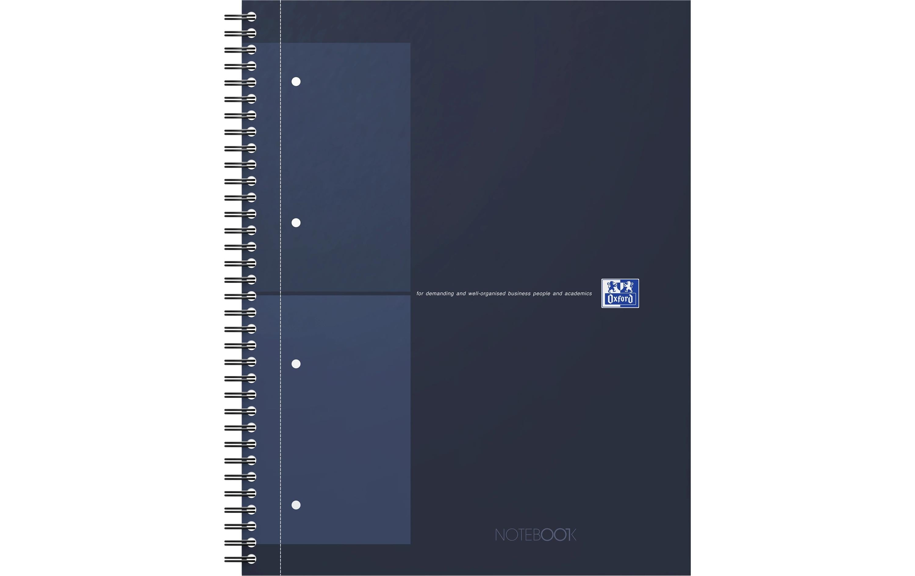 Oxford Notizbuch A4, Kariert, Dunkelblau