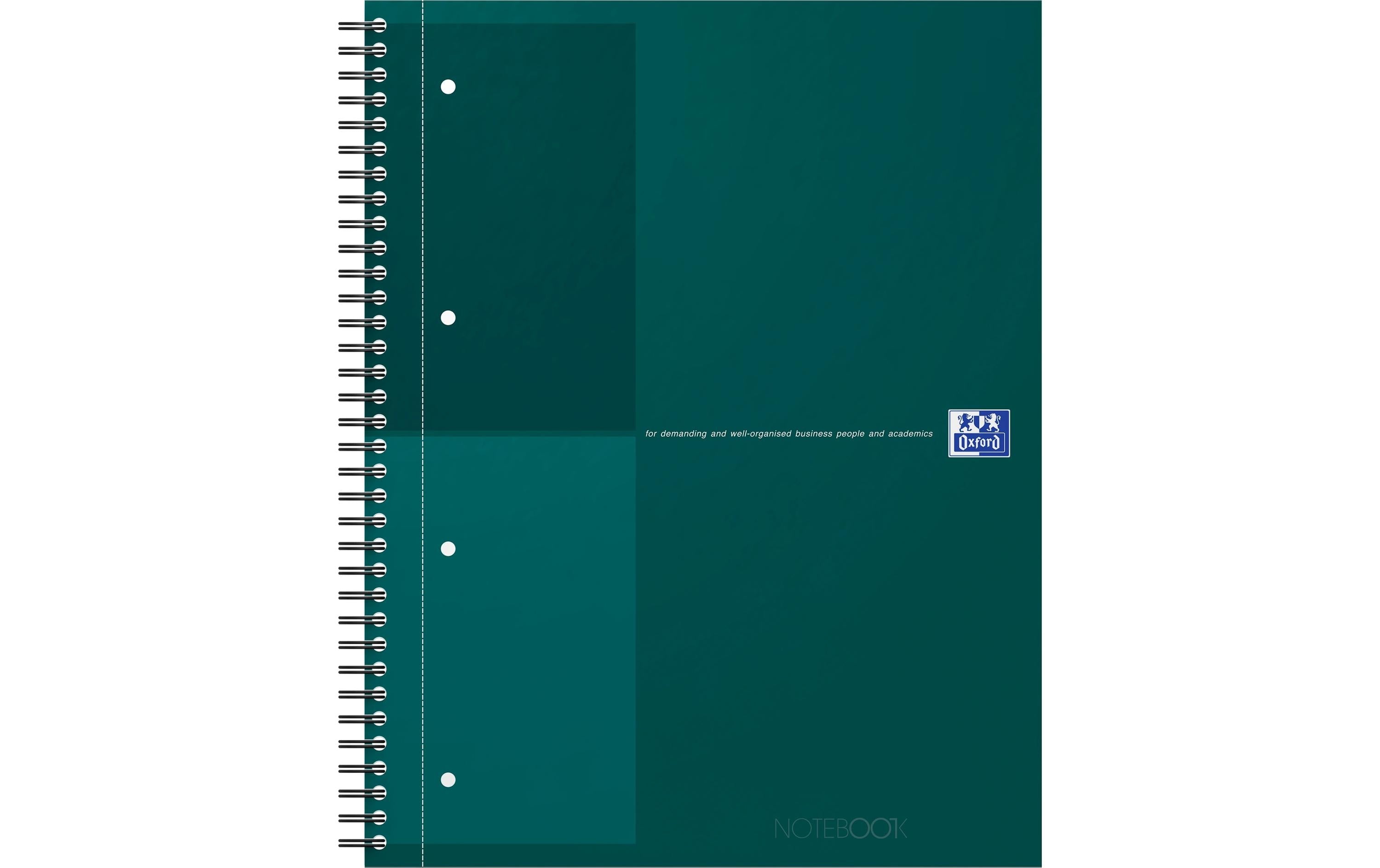 Oxford Notizbuch A4, Liniert, Dunkelgrün