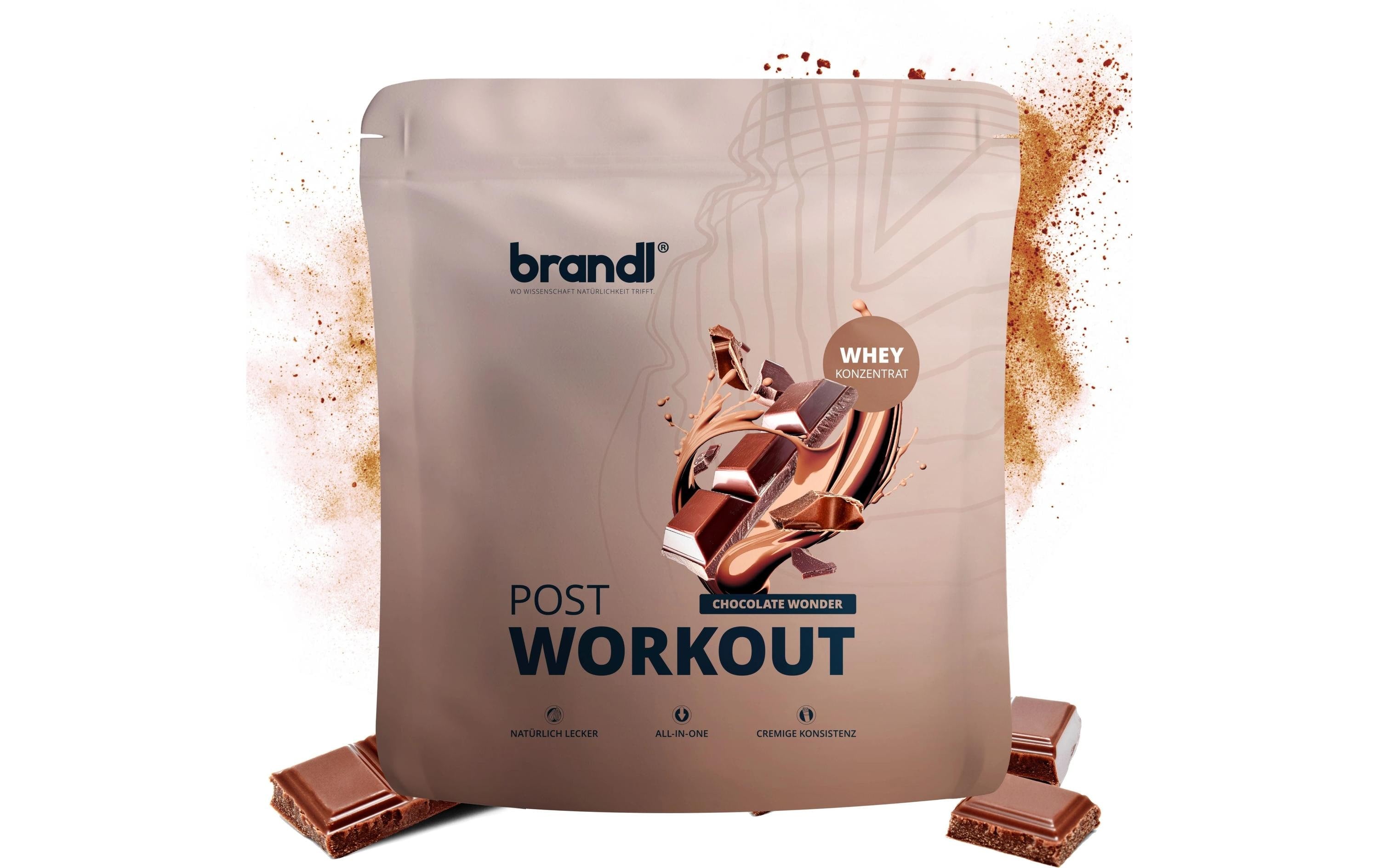 Brandl-Nutrition Pulver Post Workout 2.0 Whey Schokolade 1000 g