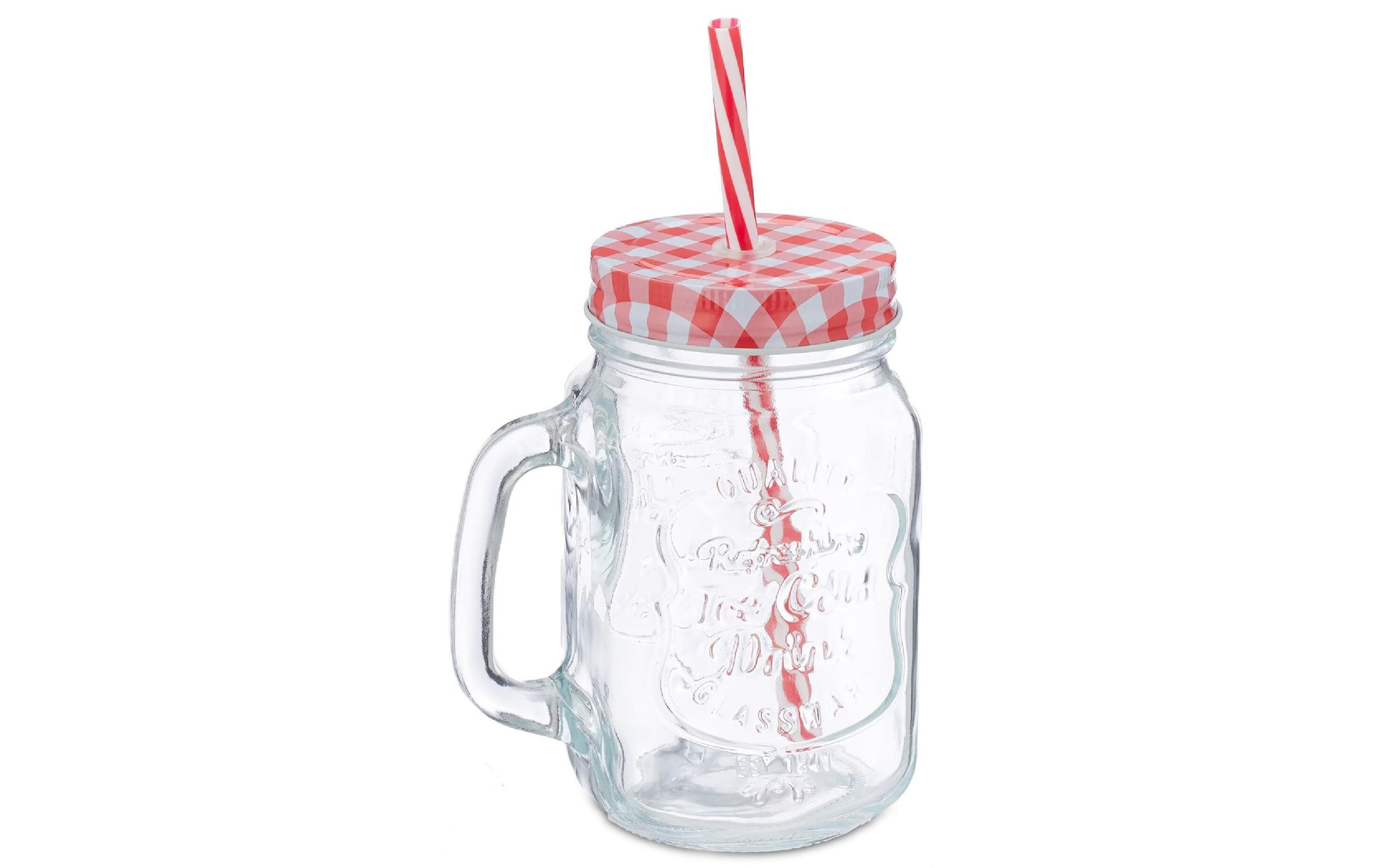 relaxdays Trinkkrug Summer 500 ml, 16 Stück, Mehrfarbig