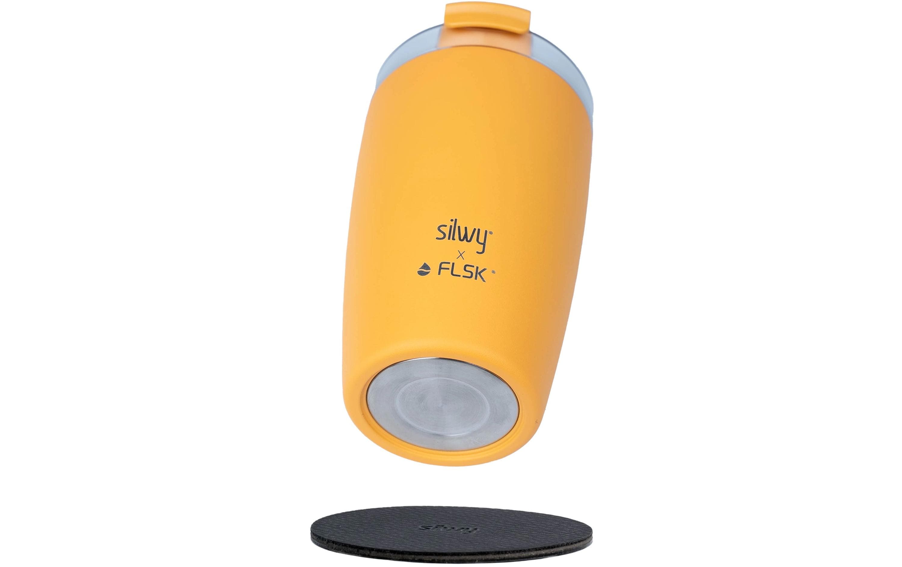 Silwy Magnet-Thermobecher Sunrise Gelb
