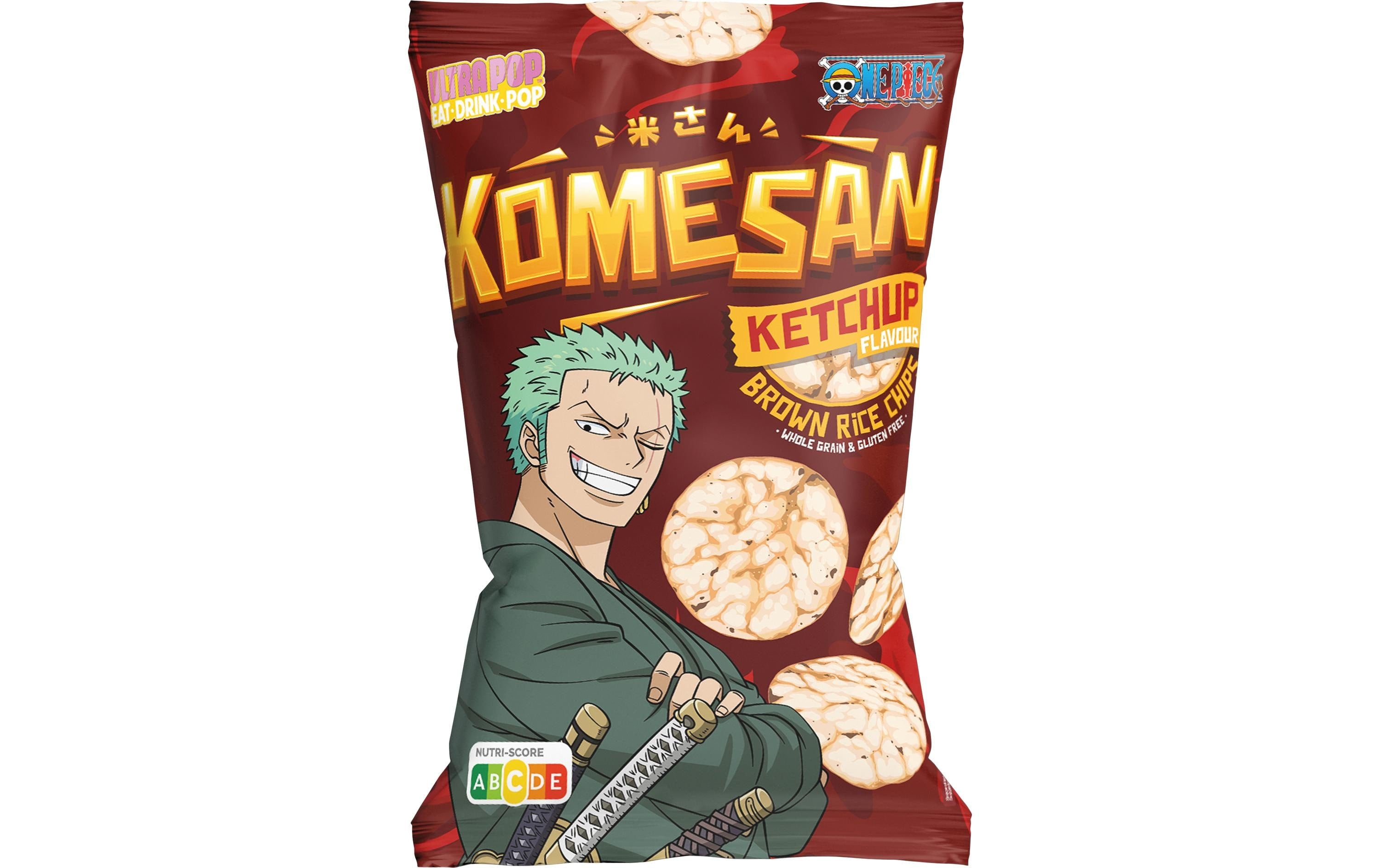 Ultrapop Chips Komesan Rice Zoro Ketchup 60 g