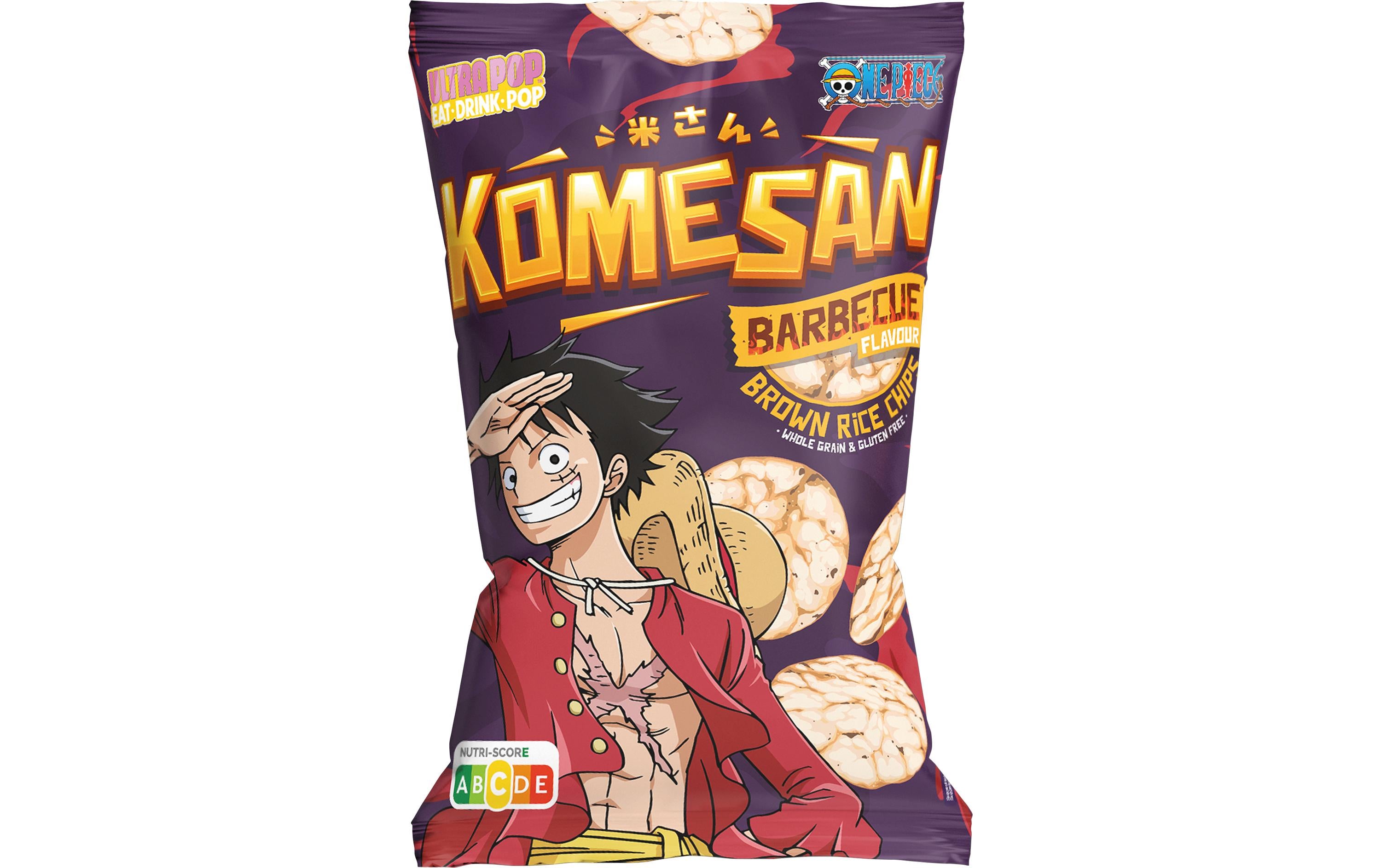 Ultrapop Chips Komesan Rice Luffy BBQ 60 g