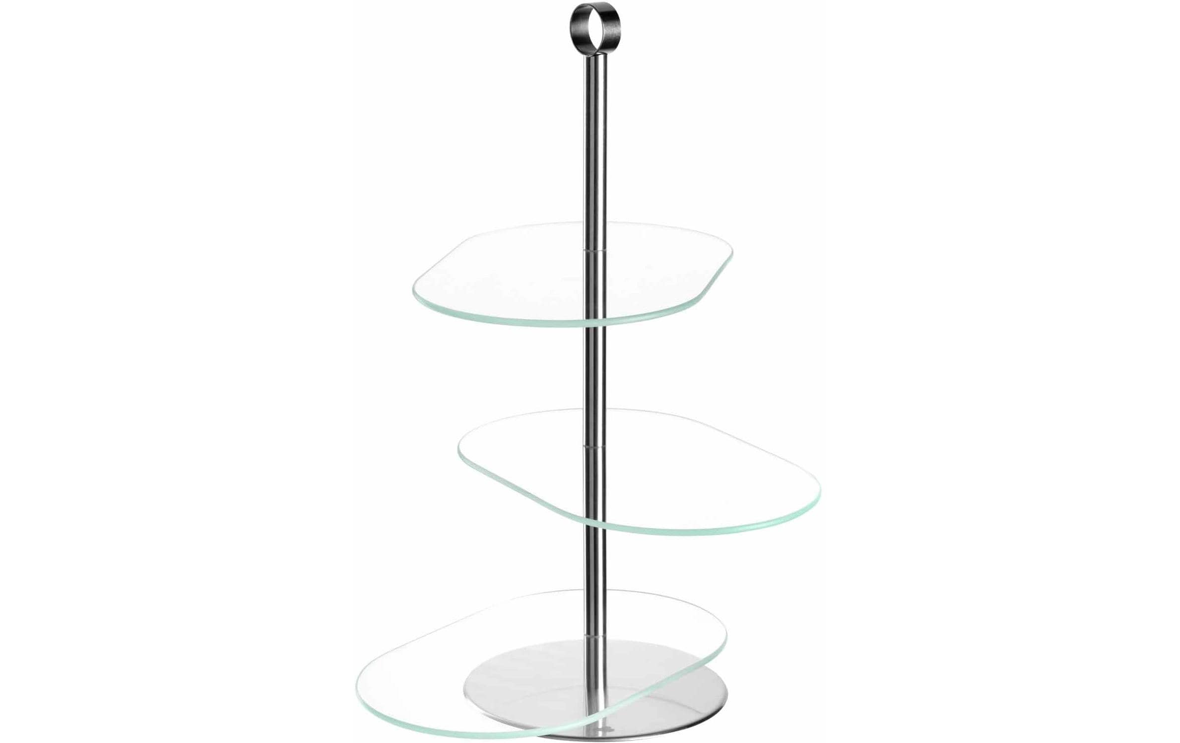 Leonardo Etagere Cena asymmetrisch 3-teilig, Silber