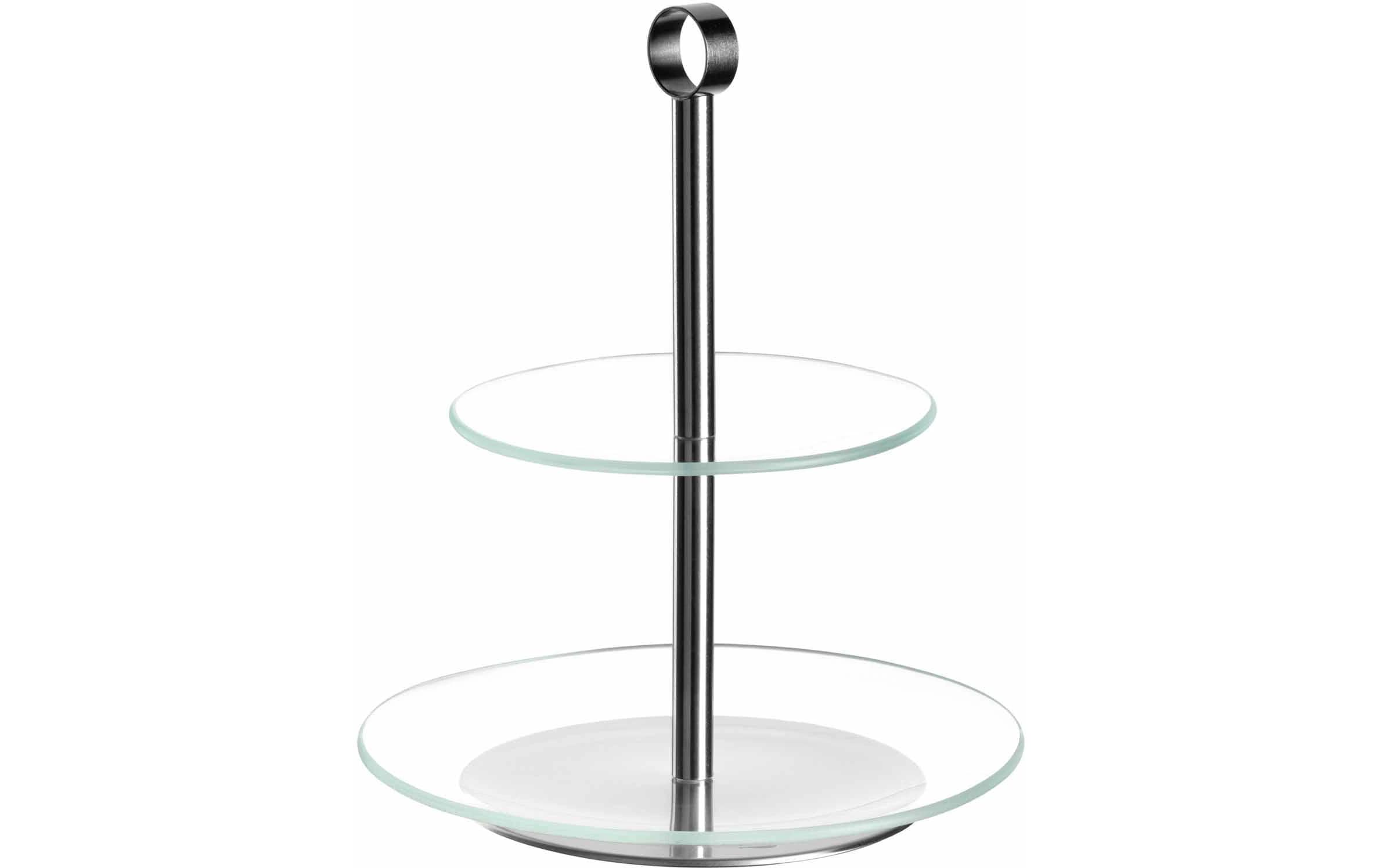 Leonardo Etagere Cena 2-teilig, Silber