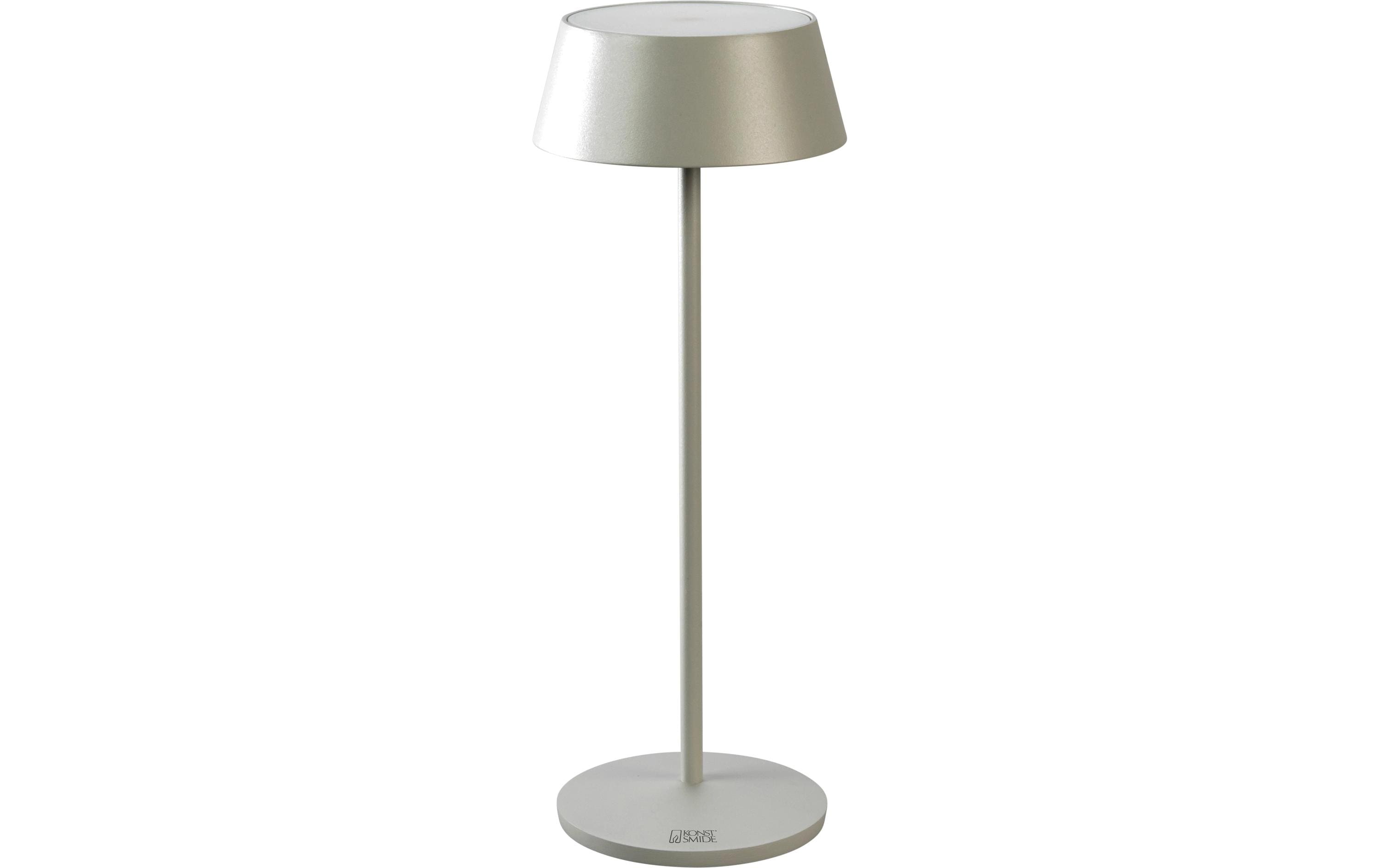 Konstsmide Akku-Tischleuchte Menton LED 2200/2700K, Dimmbar - Grau