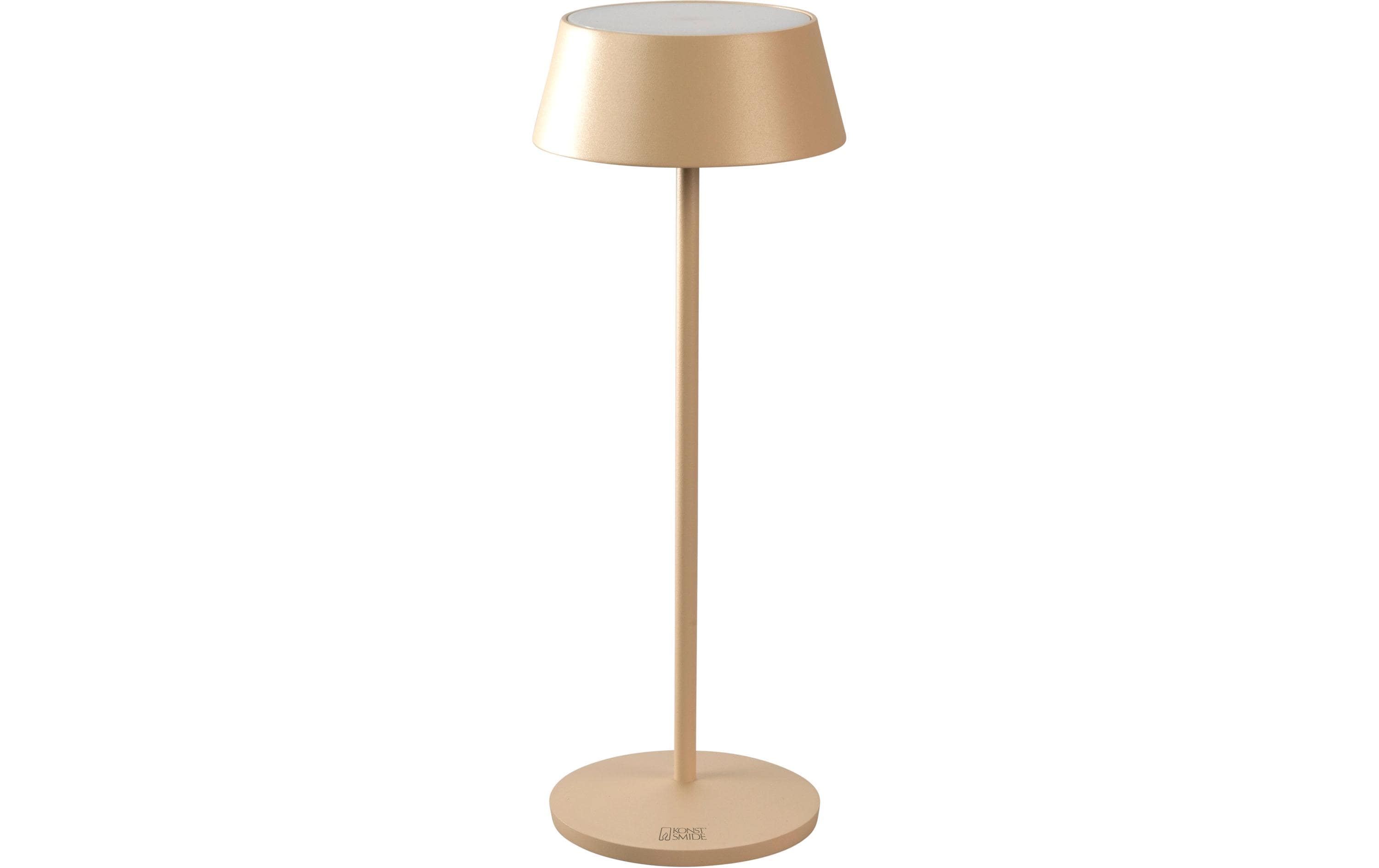 Konstsmide Akku-Tischleuchte Menton LED 2200/2700K, Dimmbar - Sand