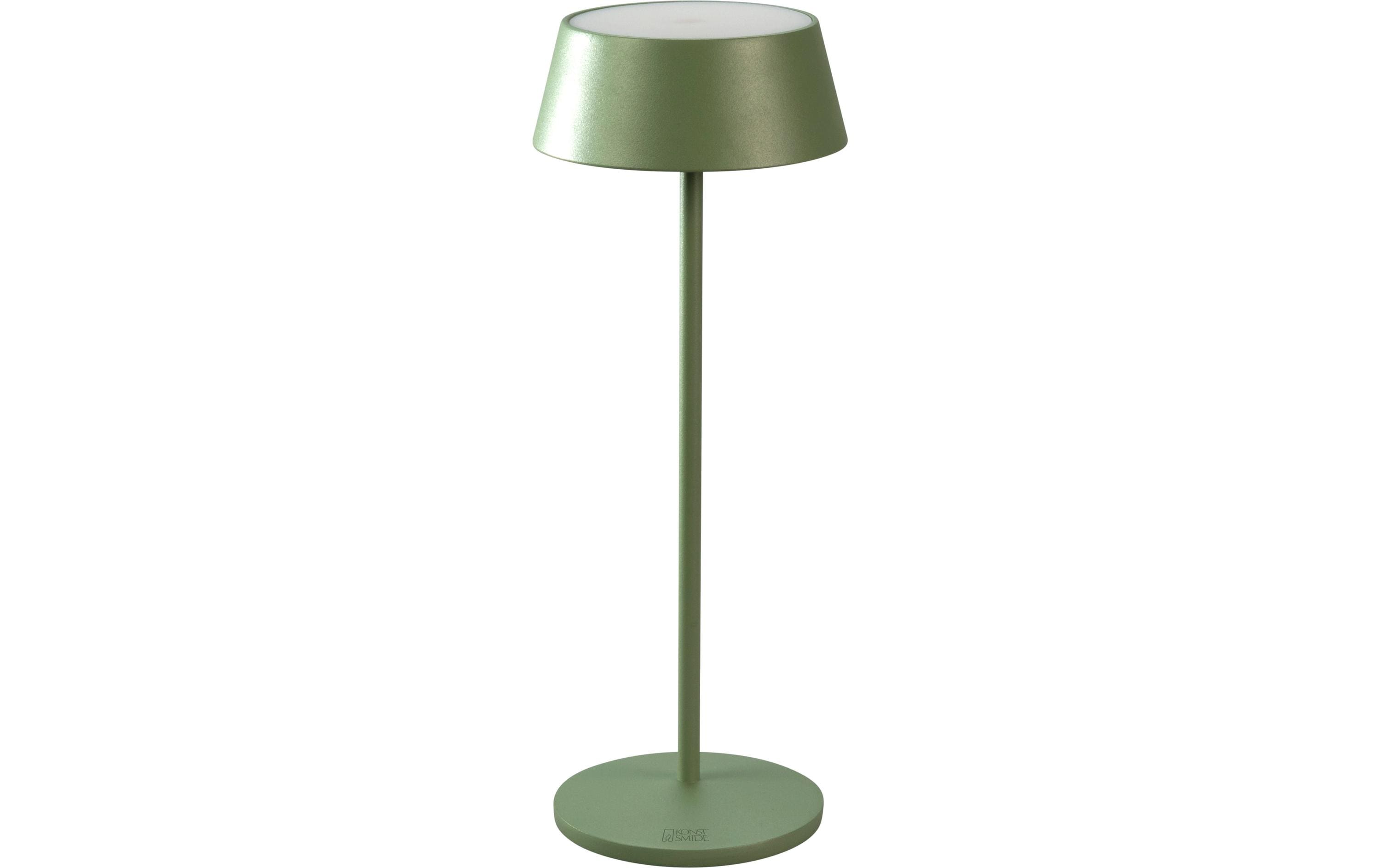 Konstsmide Akku-Tischleuchte Menton LED 2200/2700K, Dimmbar - Mintgrün