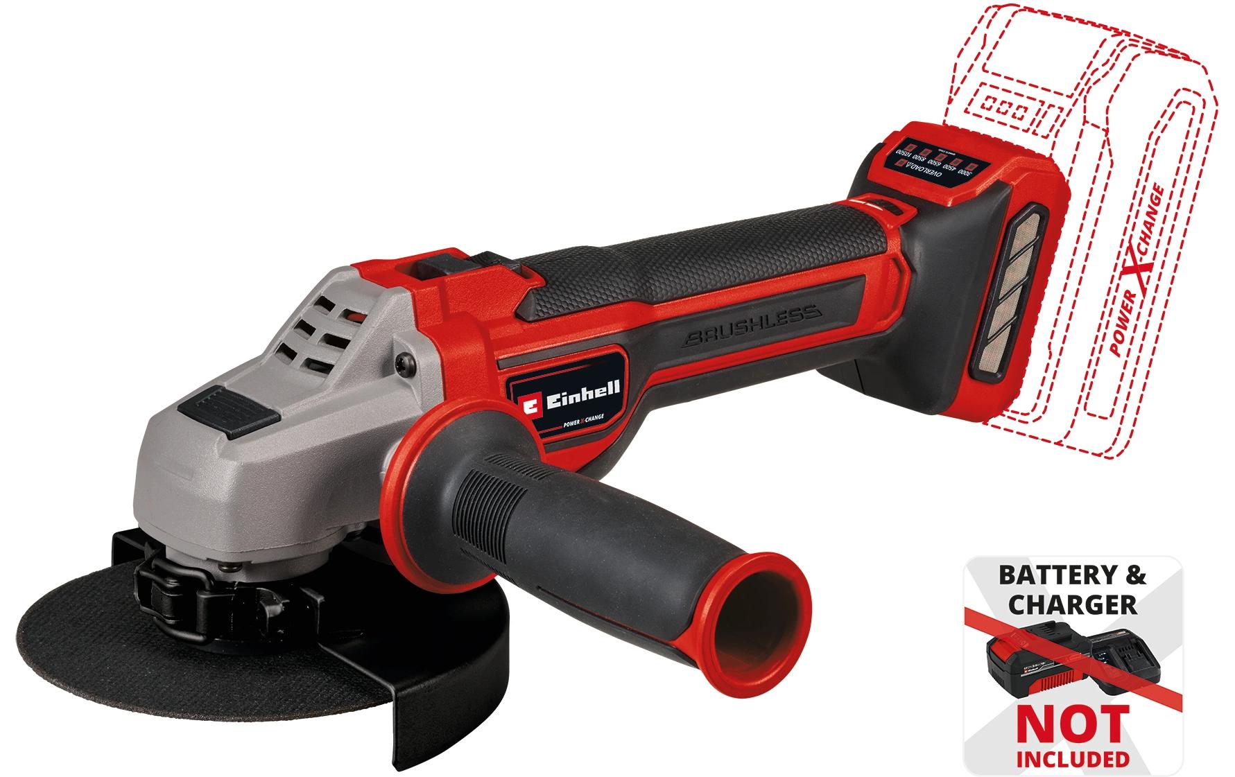 Einhell Professional Winkelschleifer TP-AG 18/125 CE Q Li – Solo