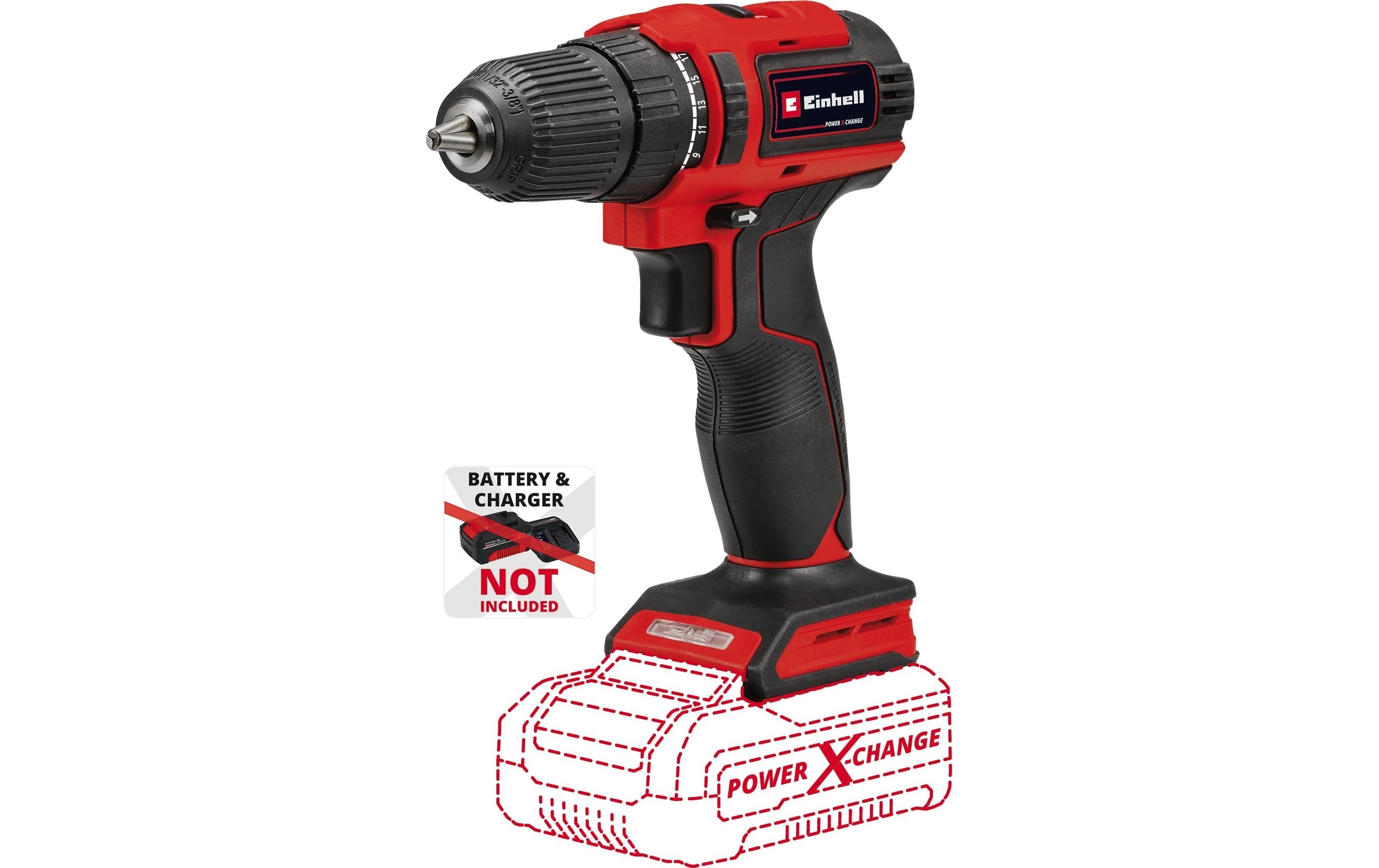Einhell Akku-Bohrschrauber TE-CD 18/40 Li BL – Solo