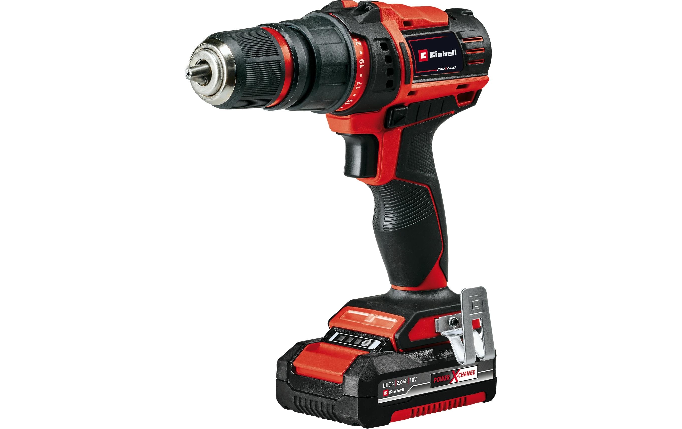 Einhell Akku-Bohrschrauber TE-CD 18/45 3X-Li +22 2 x 2.0 Ah