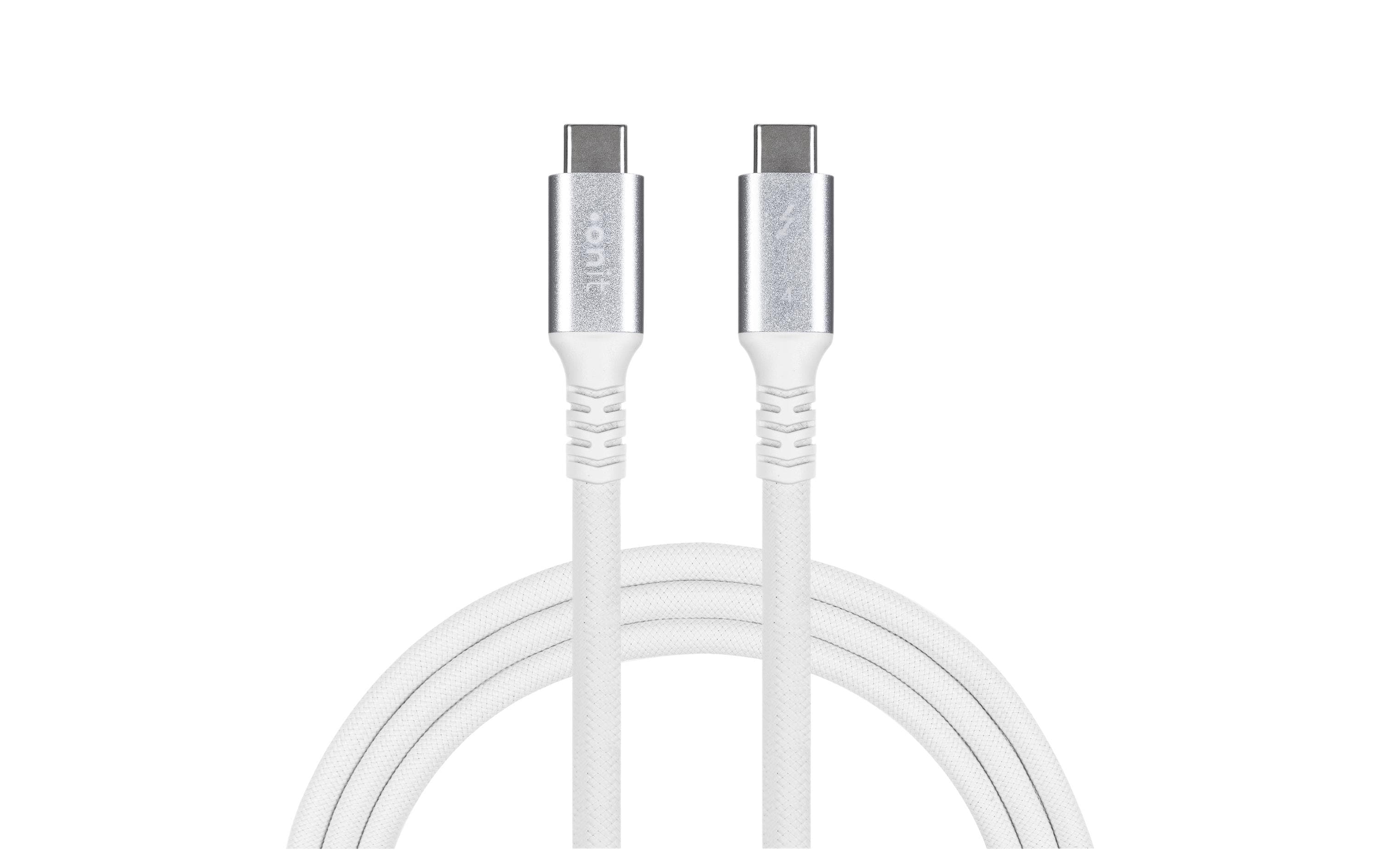 onit Thunderbolt 4-Kabel USB C - USB C 3 m, Weiss