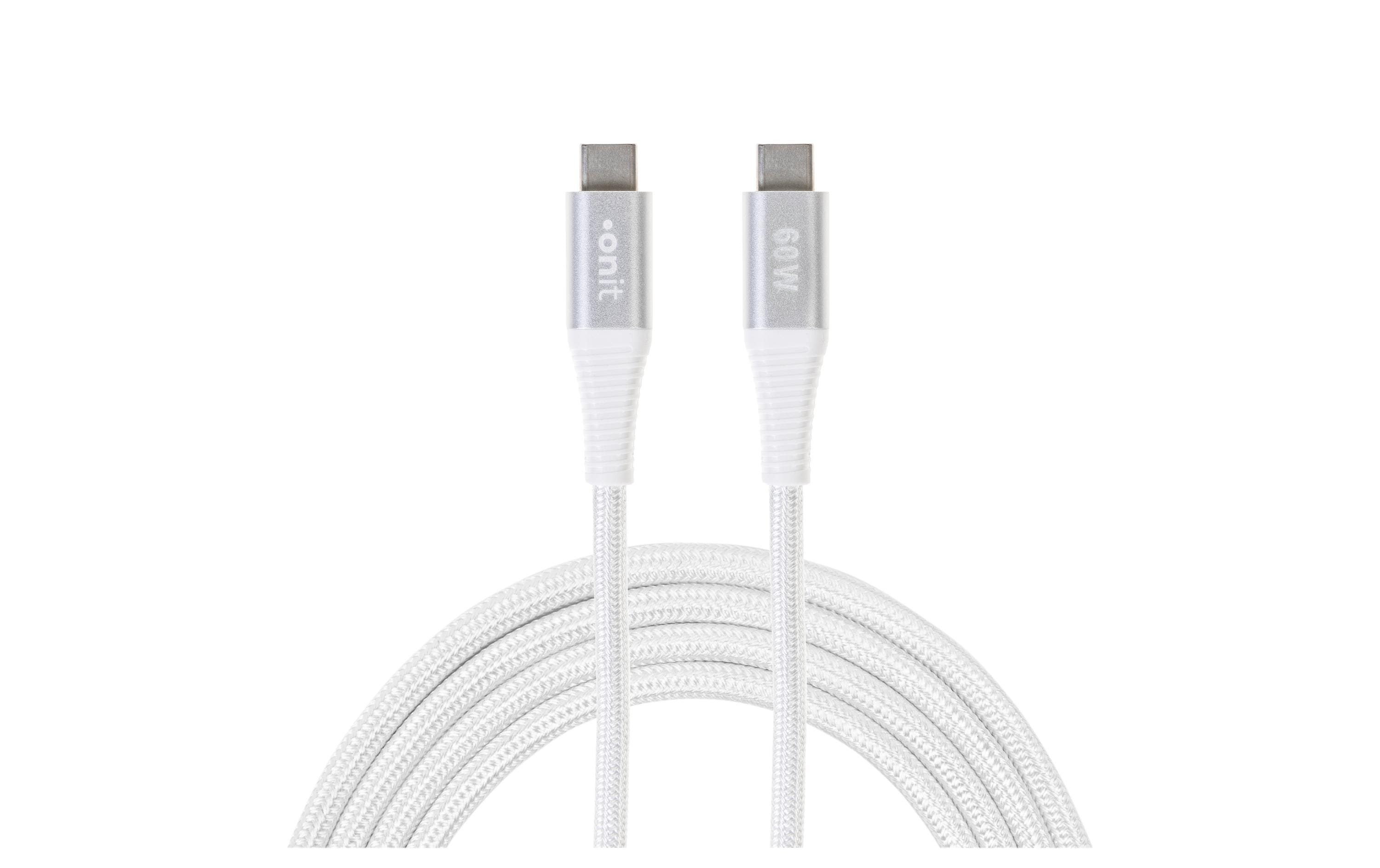 onit USB 3.0-Kabel USB C - USB C 0.5 m, Weiss