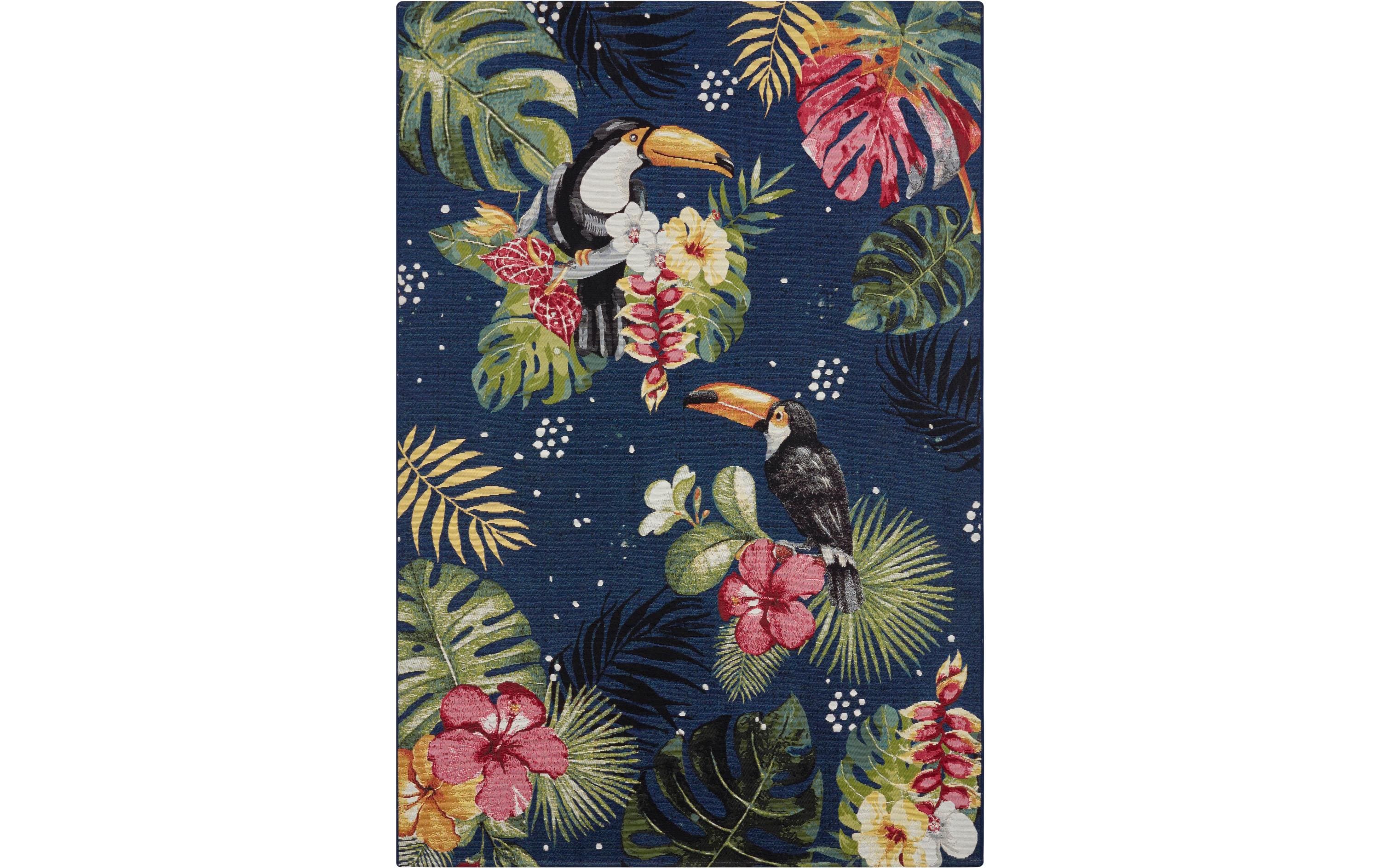 Hanse Home Teppich Tropical Dream 120 cm x 180 cm, Mehrfarbig