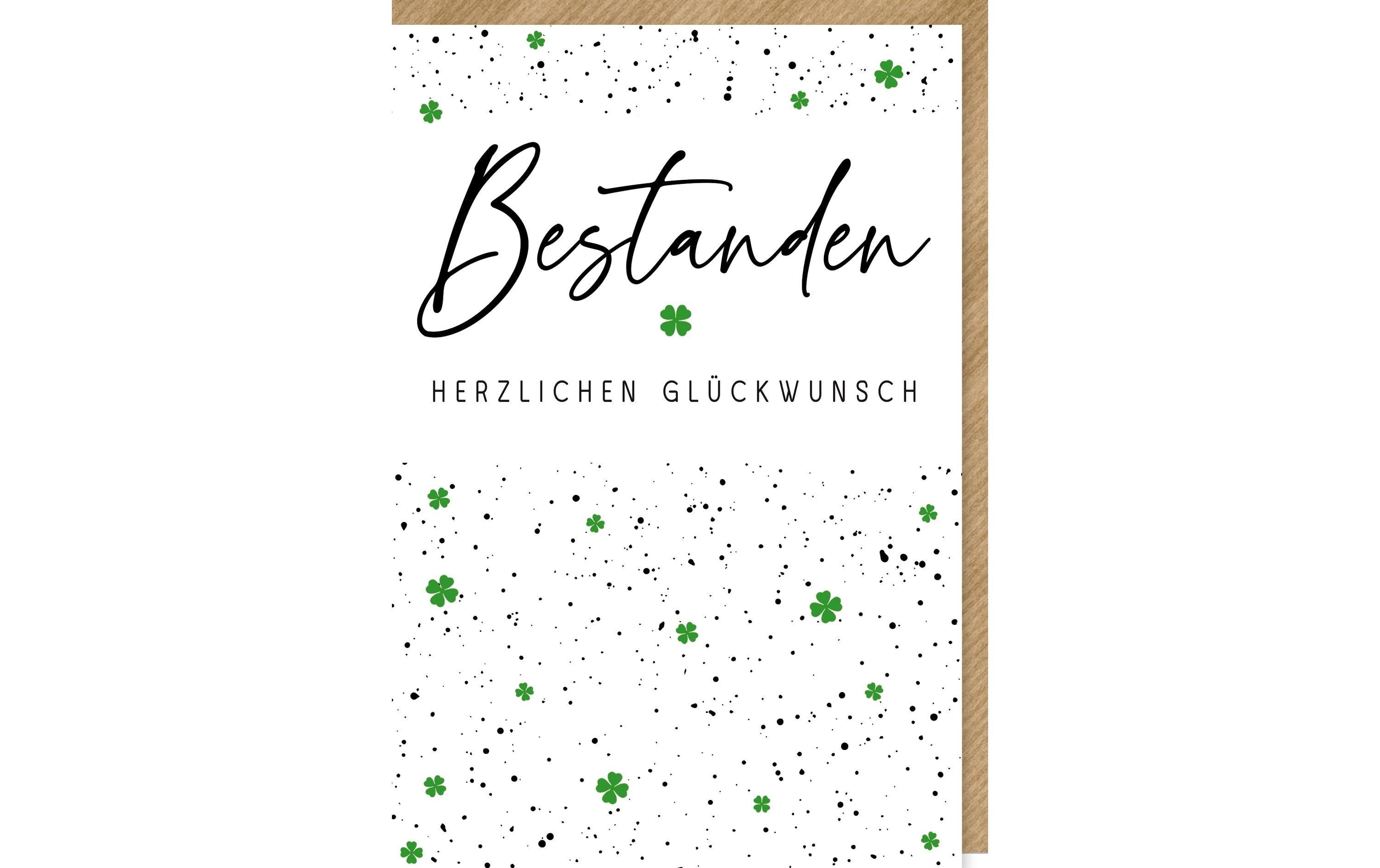 Braun + Company Glückwunschkarte Prüfung 11.5 x 17 cm