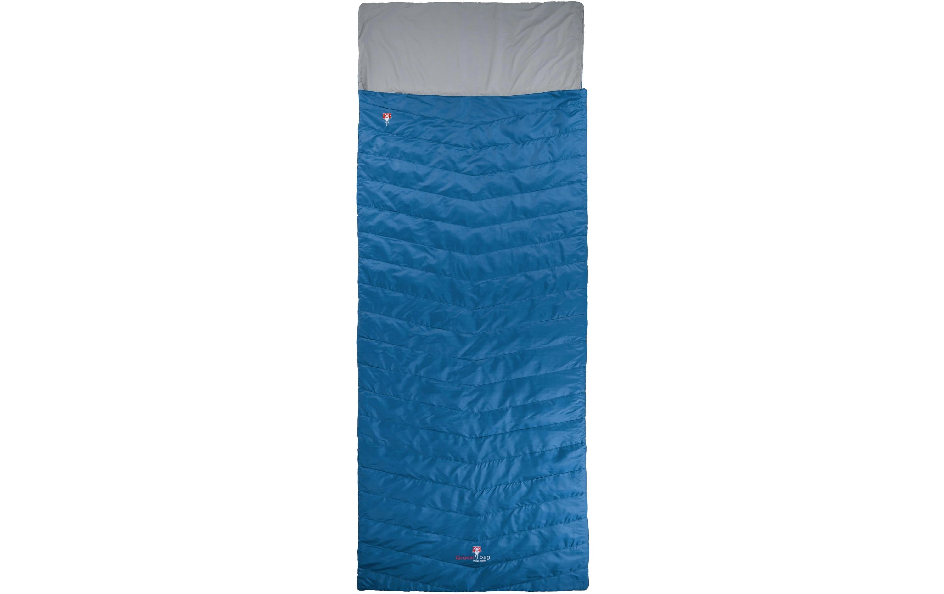 Grüezi Bag Schlafsack Biopod Wolle Almhütte 195 Polyester, True Blue