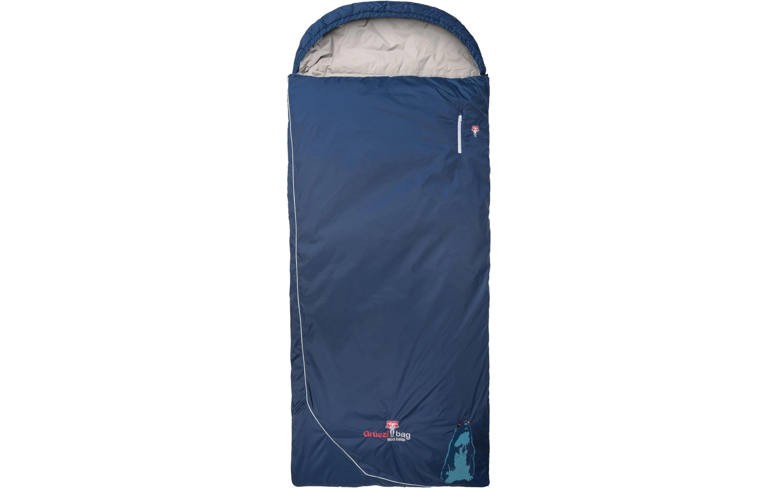 Grüezi Bag Schlafsack Biopod Wolle Murmeltier Comf. XXL Night Blue