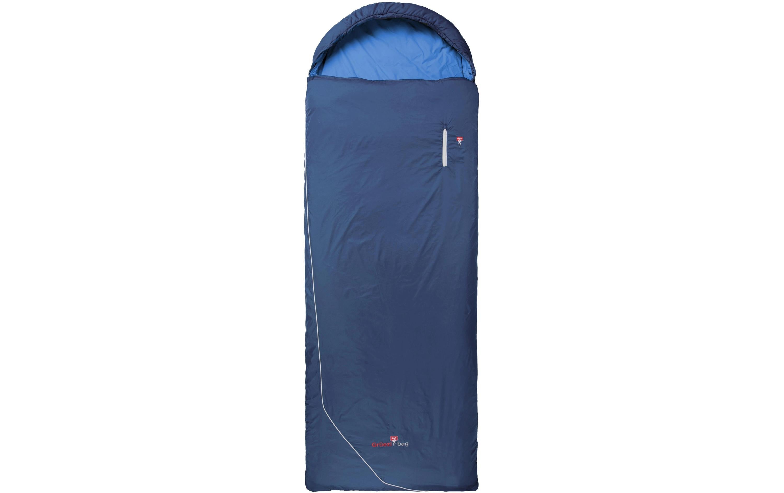 Grüezi Bag Schlafsack Biopod Wolle Goas Cotton Comfort Night Blue