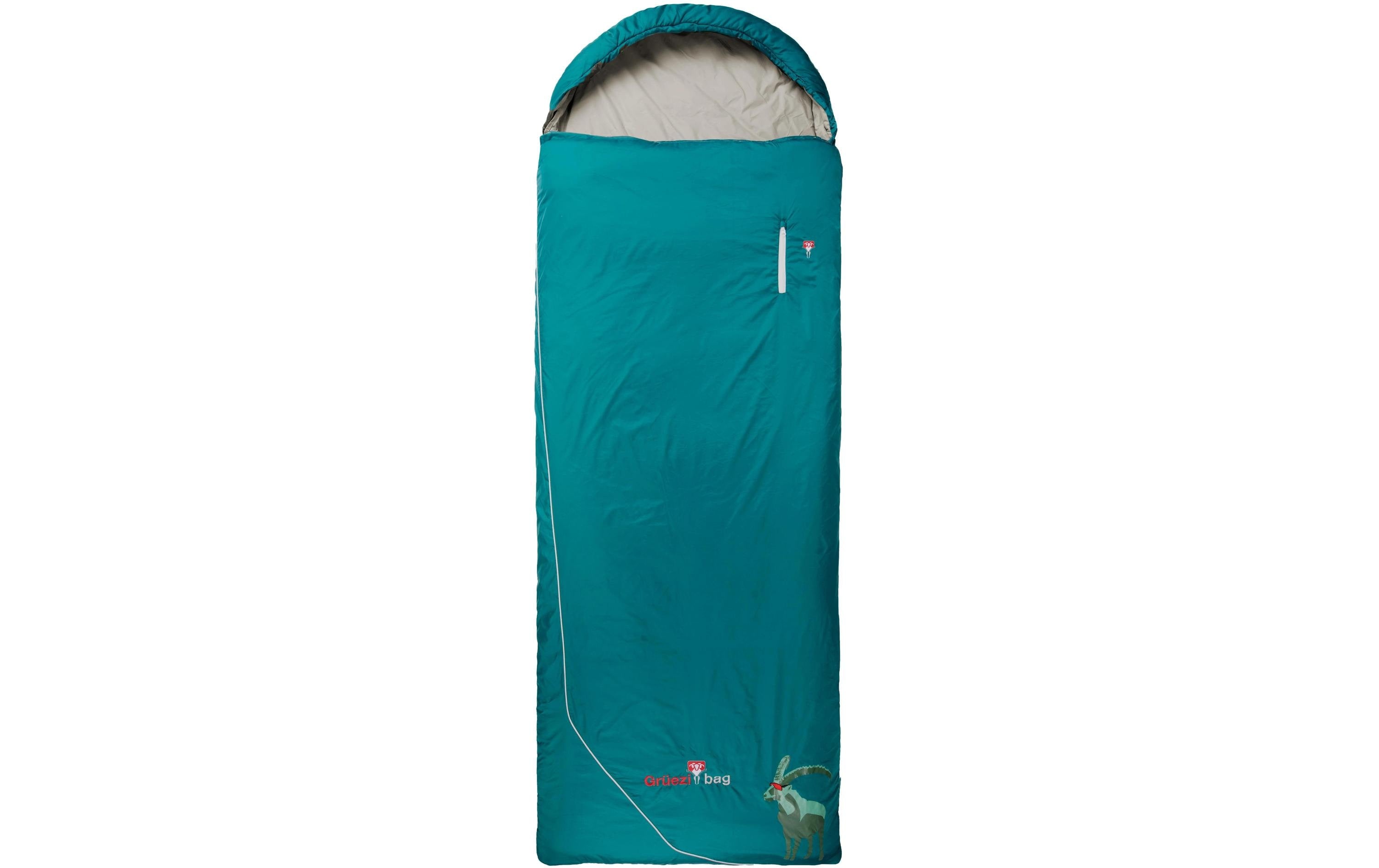 Grüezi Bag Schlafsack Biopod Wolle Goas Comfort Polyester, Dark Petrol