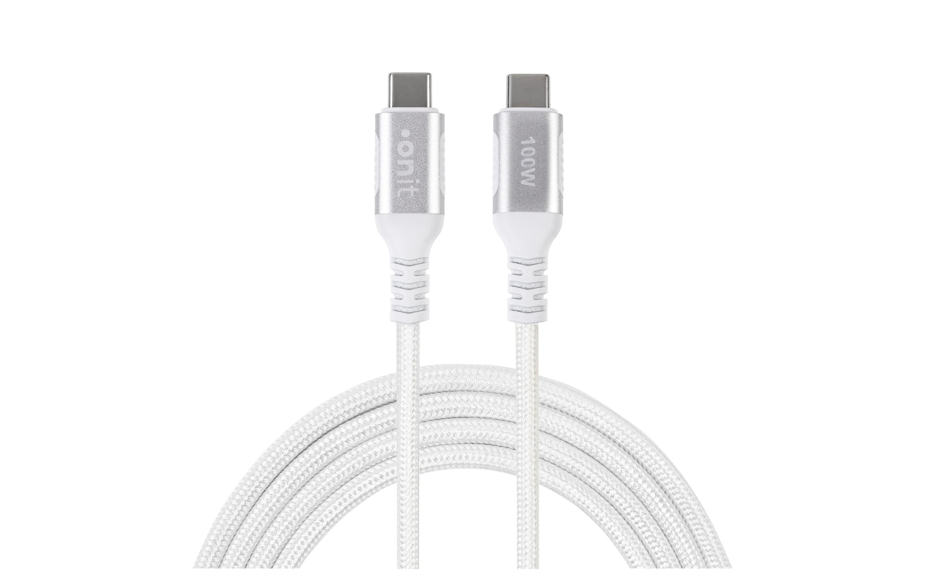 onit USB 3.1-Kabel USB C - USB C 0.5 m, Weiss