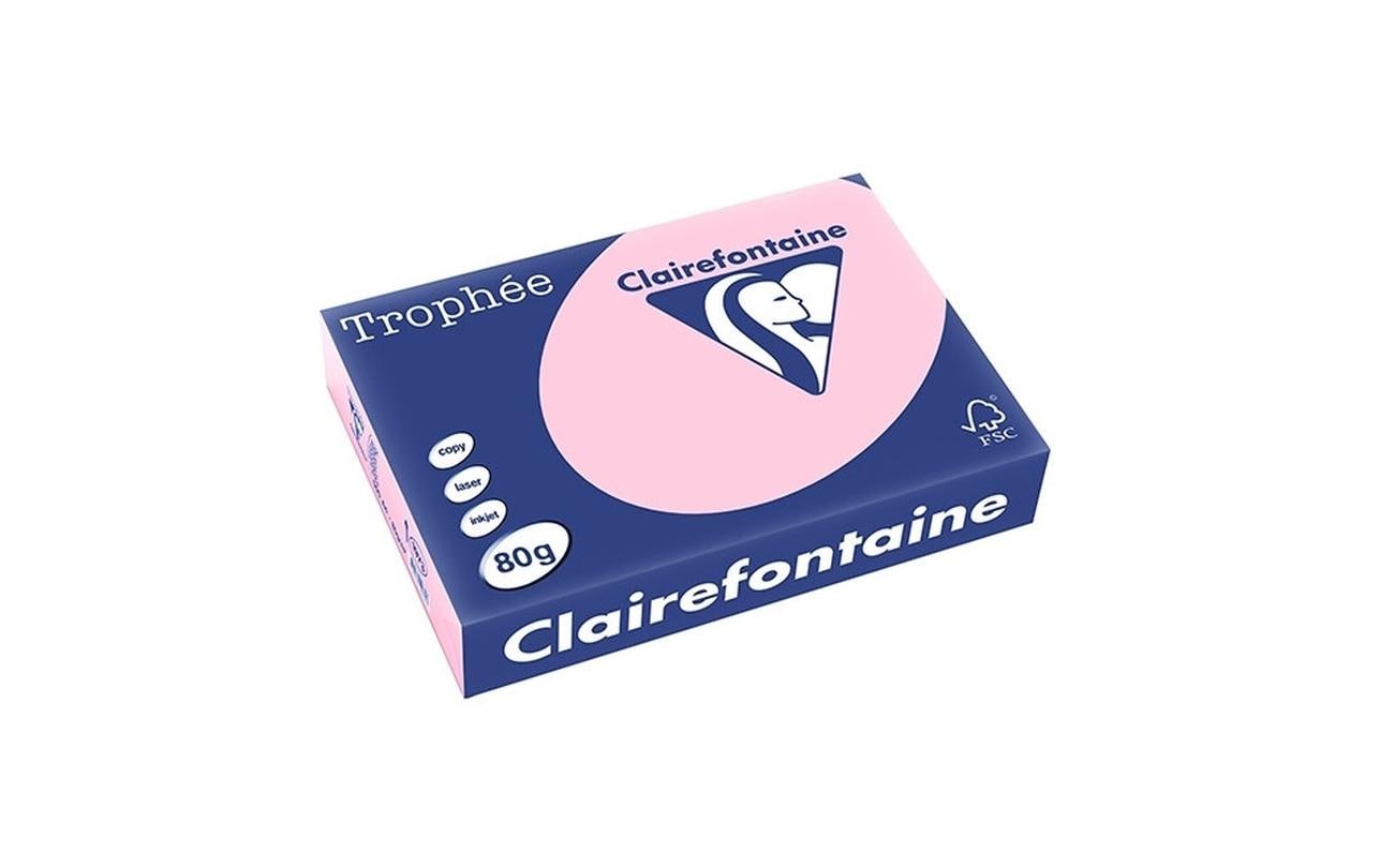 Clairefontaine Kopierpapier Trophée A4, 80 g/m², Rosa, 500 Blatt