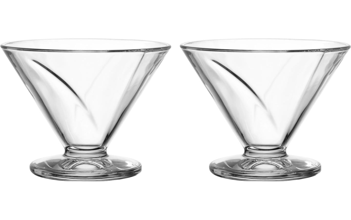 Leonardo Schale Cono 2 Stück, 270 ml, Transparent