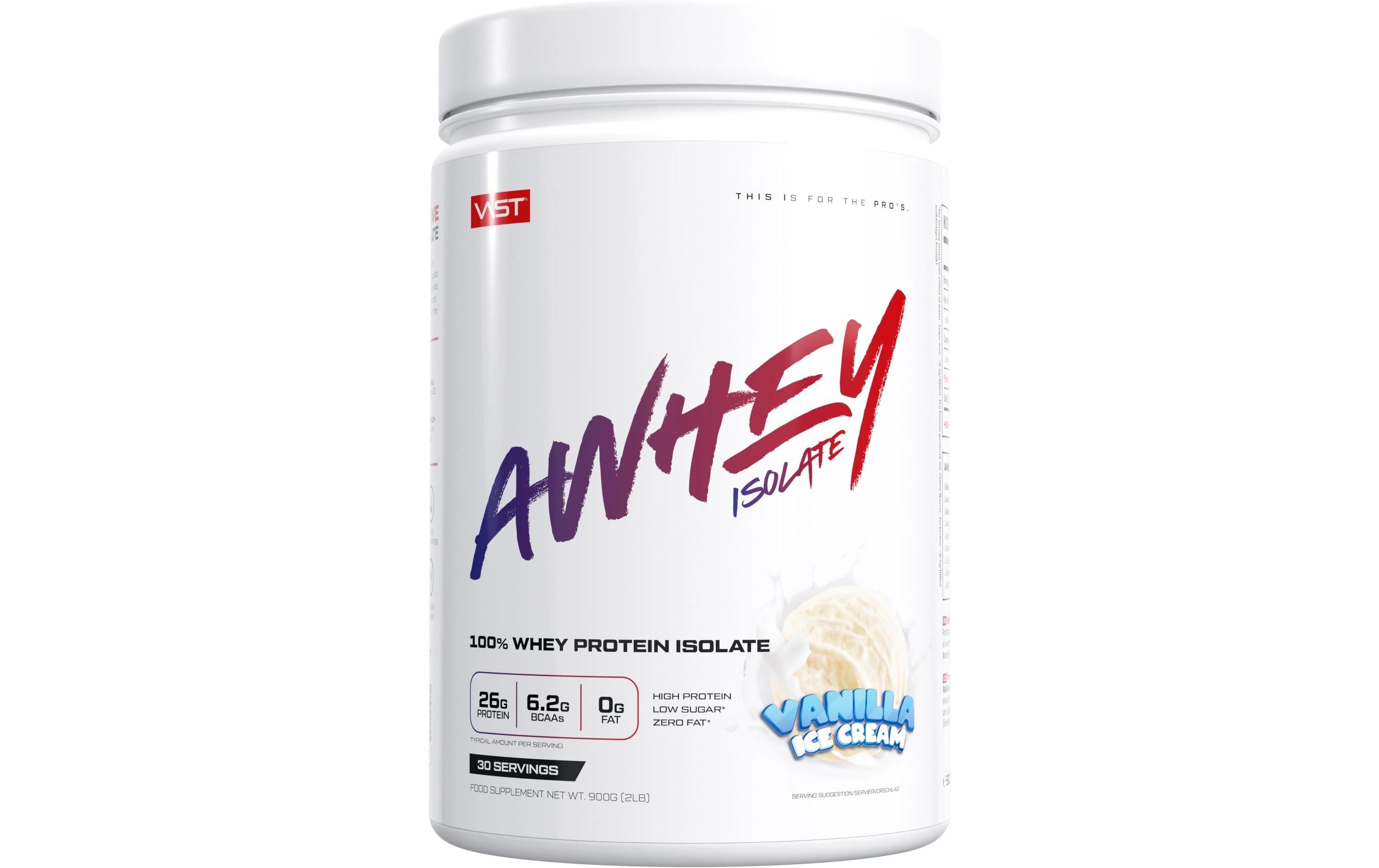 VAST Pulver AWhey Isolate Dose: 900g, Vanilla Ice Cream