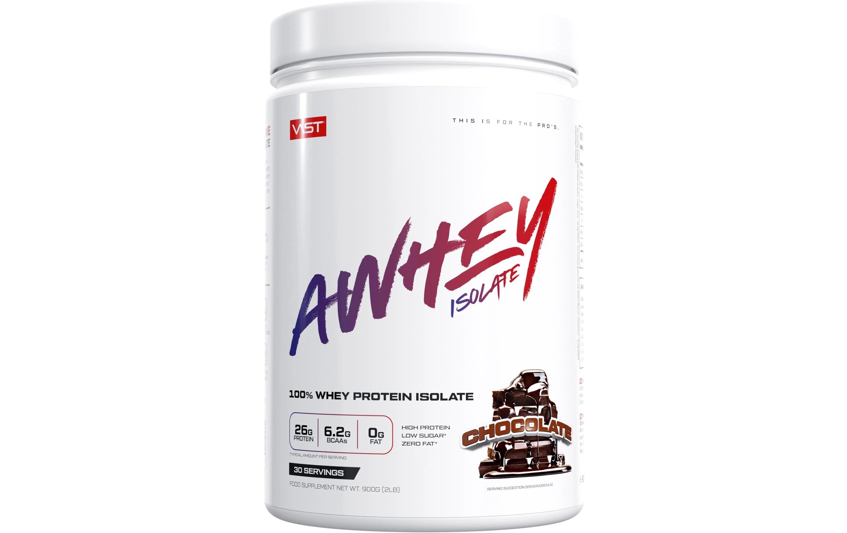VAST Pulver AWhey Isolate Dose: 900g, Chocolate