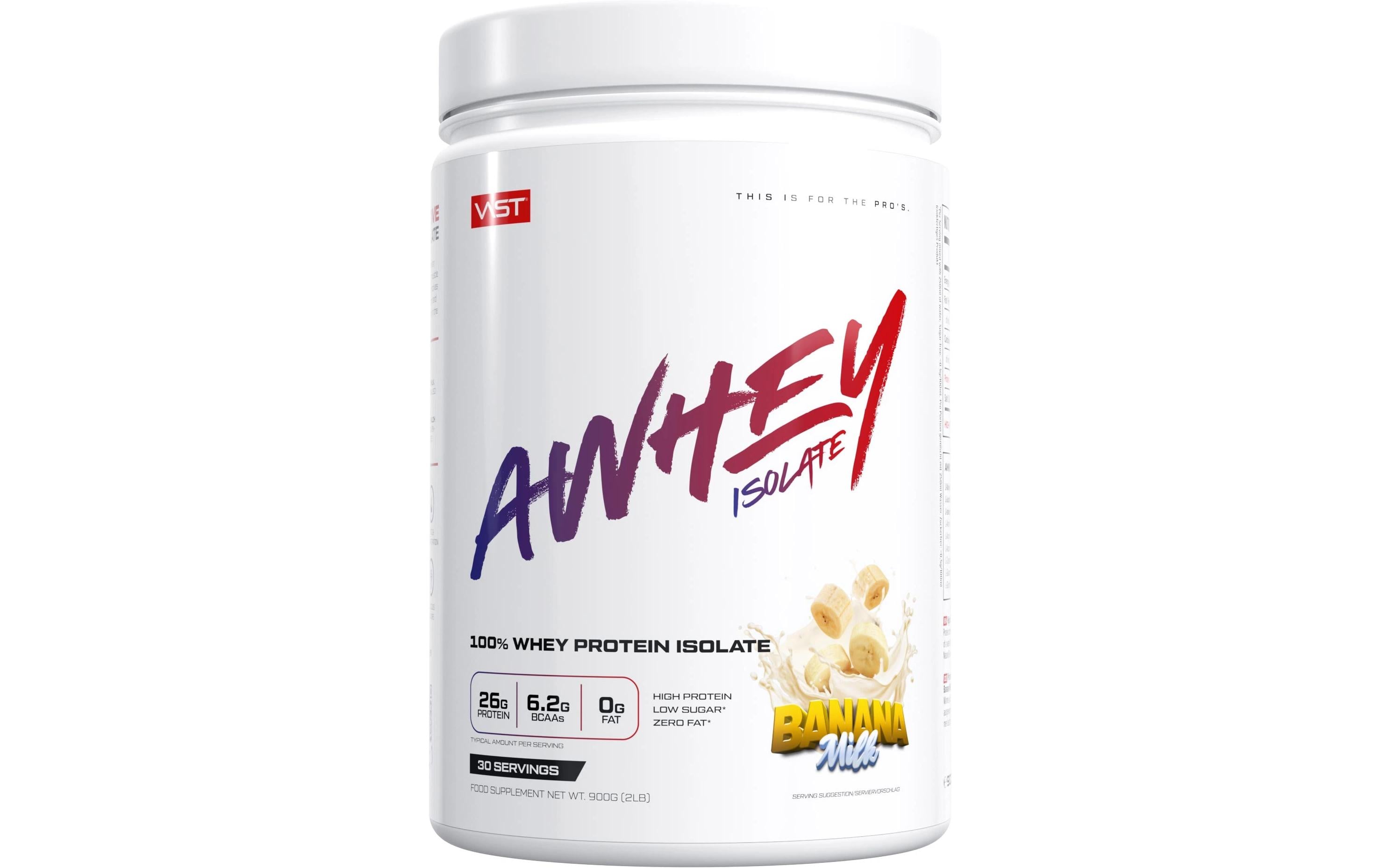VAST Pulver AWhey Isolate Dose: 900g, Banana Milk