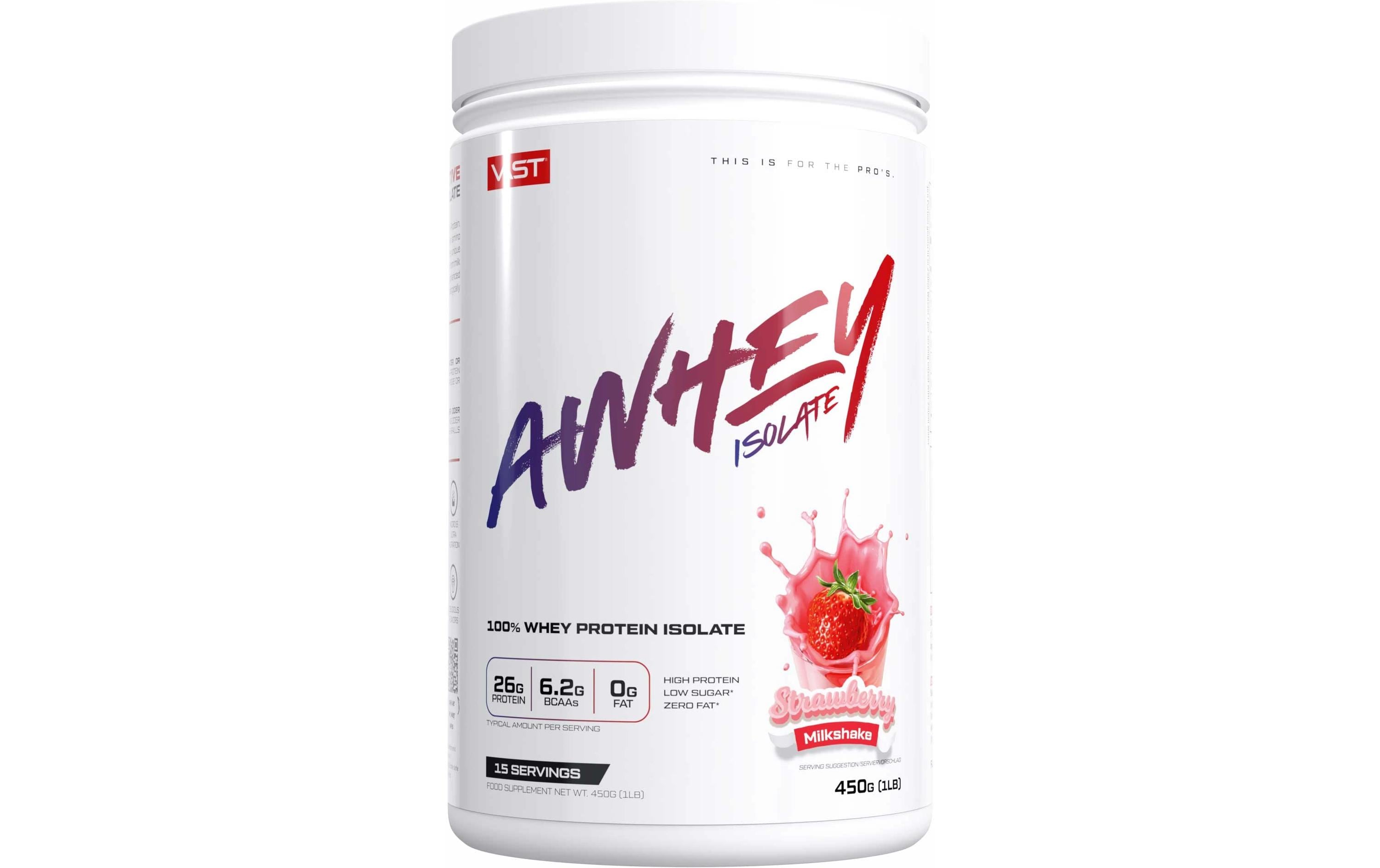 VAST Pulver AWhey Isolate Dose: 450g, Strawberry Milkshake