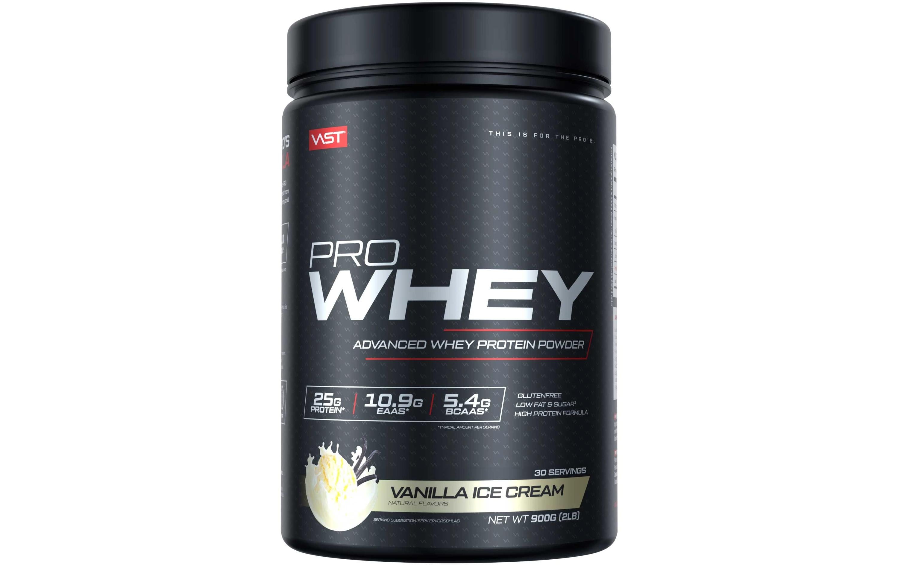 VAST Pulver Pro Whey Dose: 900g, Vanilla Ice Cream